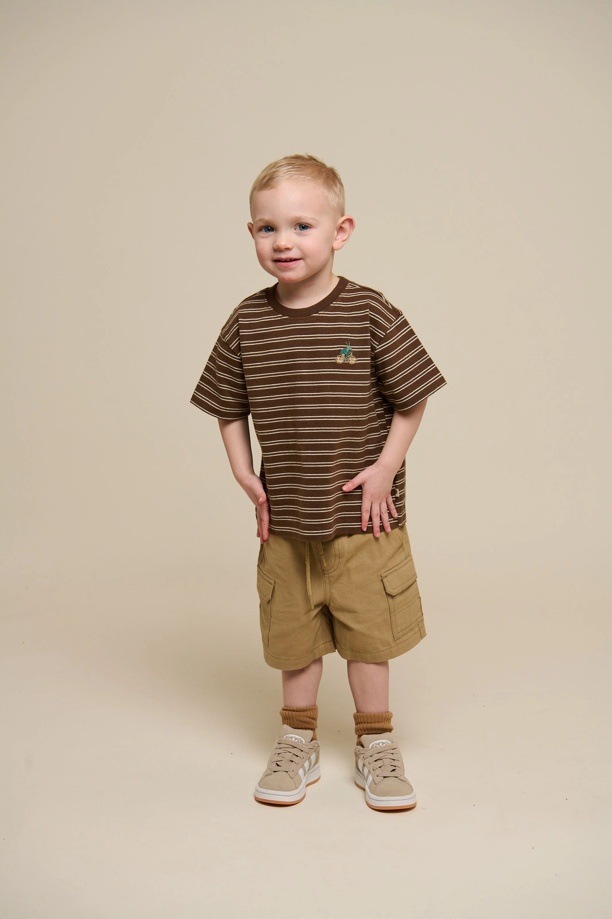 Gestreiftes T-Shirt - Kids - Dark Brown | 101177 Otto - Image 6