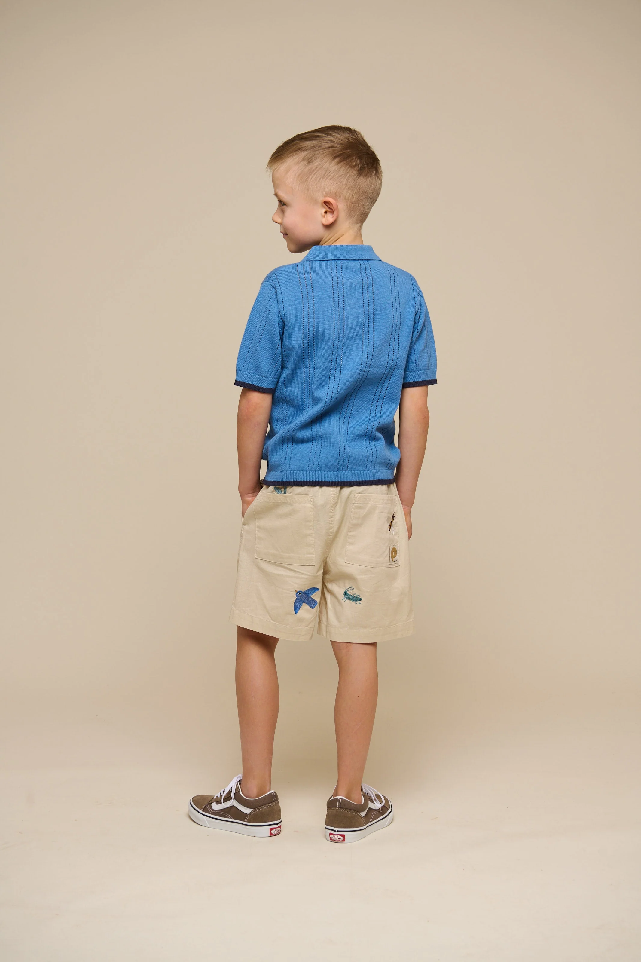 Gestricktes Polo für Jungen - Tween - Dusty Blue | 101244 Dylan - Image 5