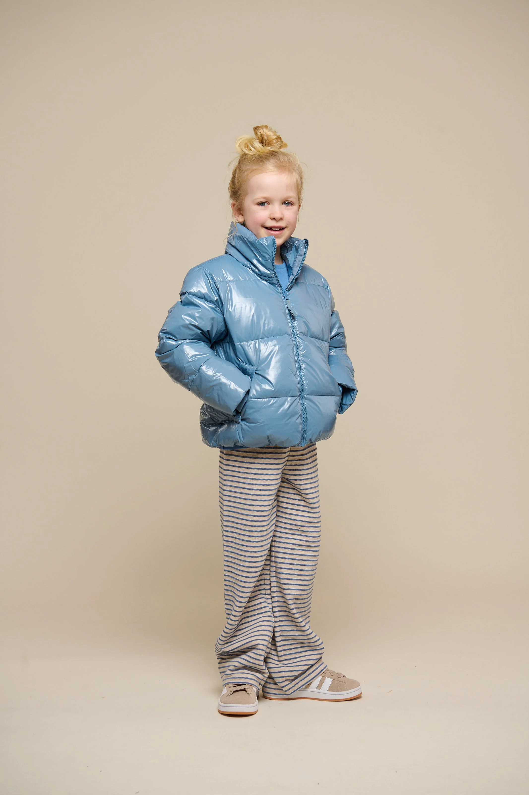 Glänzende Pufferjacke - Tween - Blue | 100533 Violet - Image 2