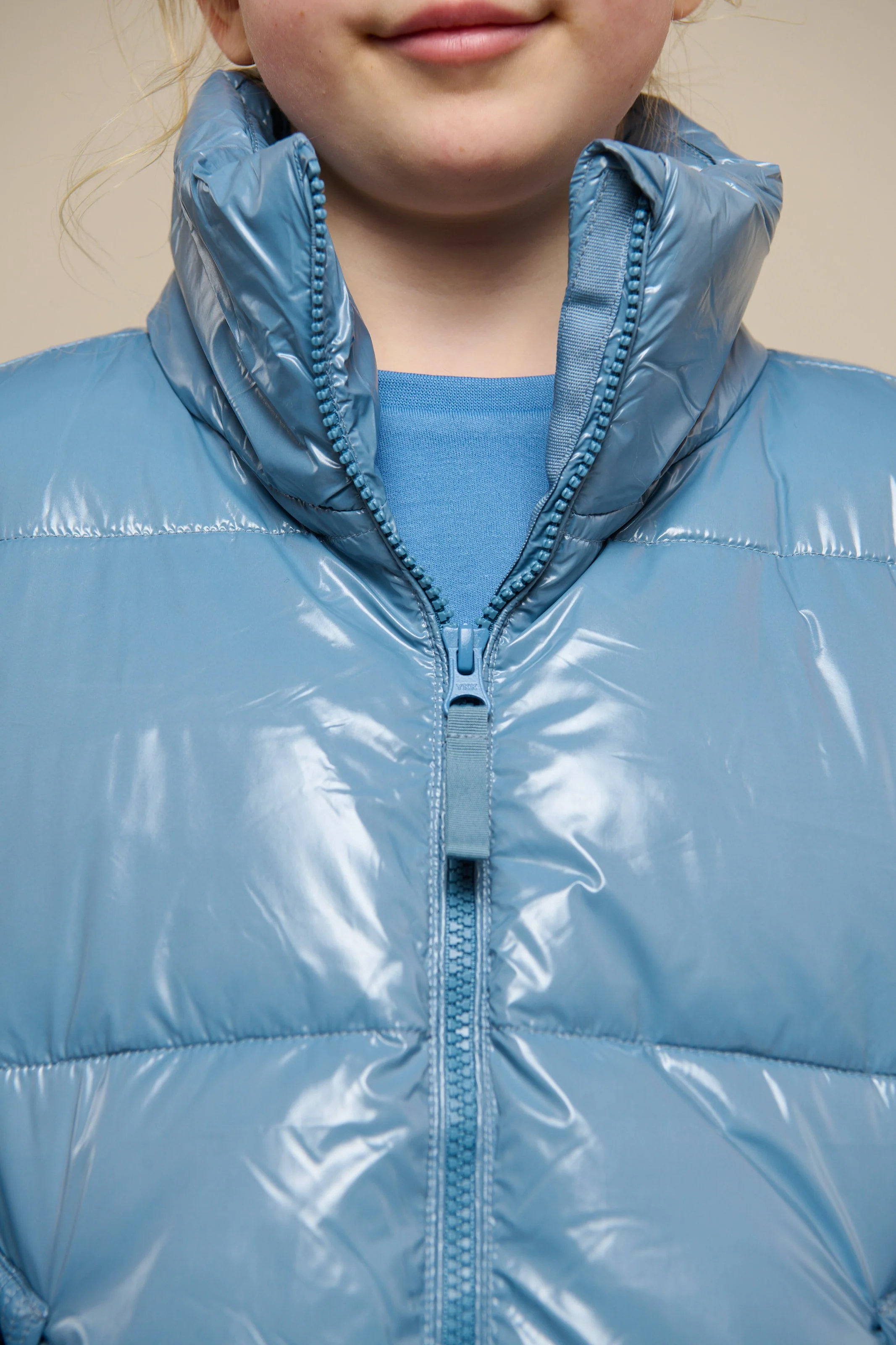 Glänzende Pufferjacke - Tween - Blue | 100533 Violet - Image 6