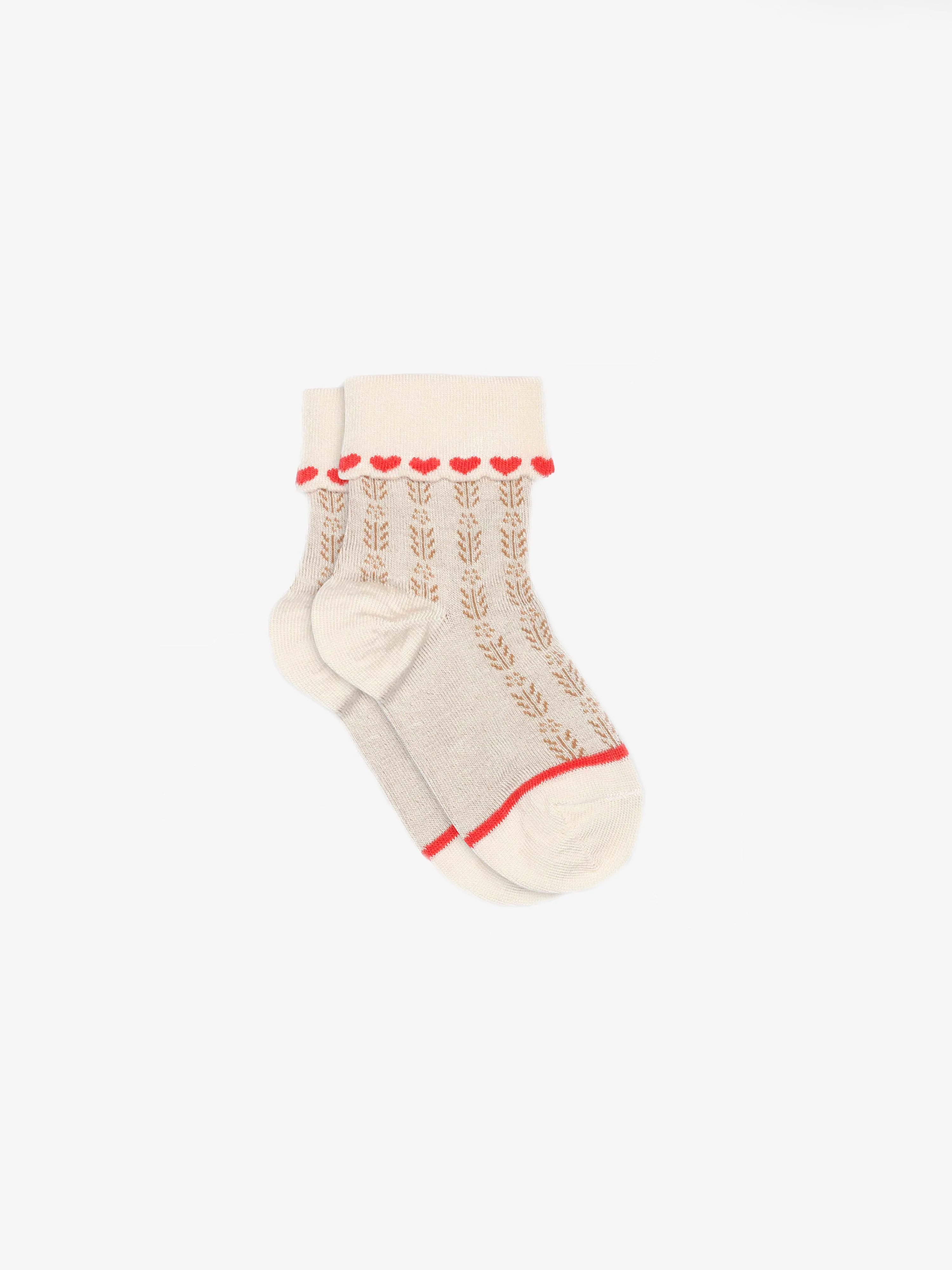 MP Herzsocken - Kids - Cherry Red | 101377 MP Klara Short Socks