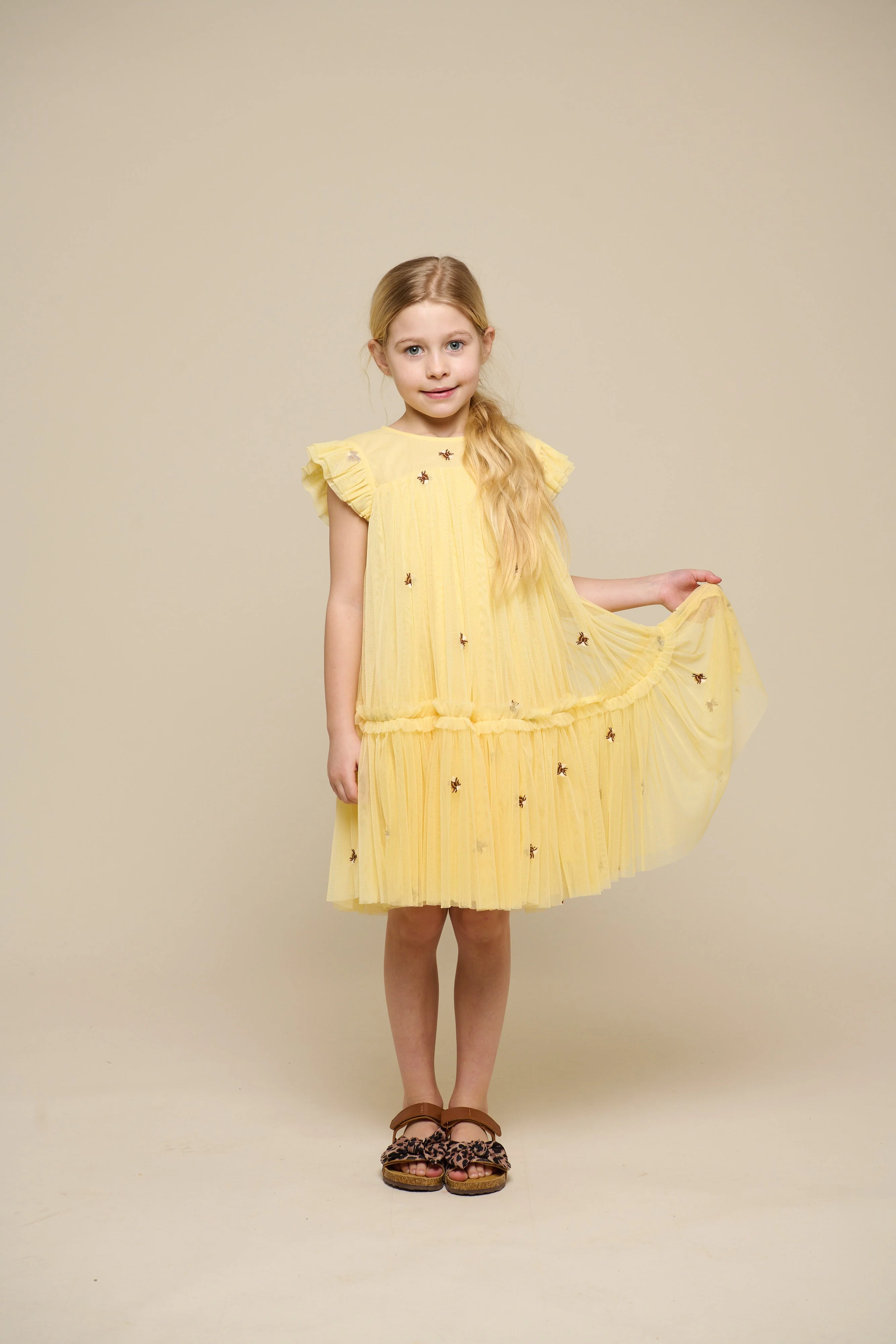 Honigbiene Tüll Kleid - Tween - Sunlight | 100967 Daisy - Image 2
