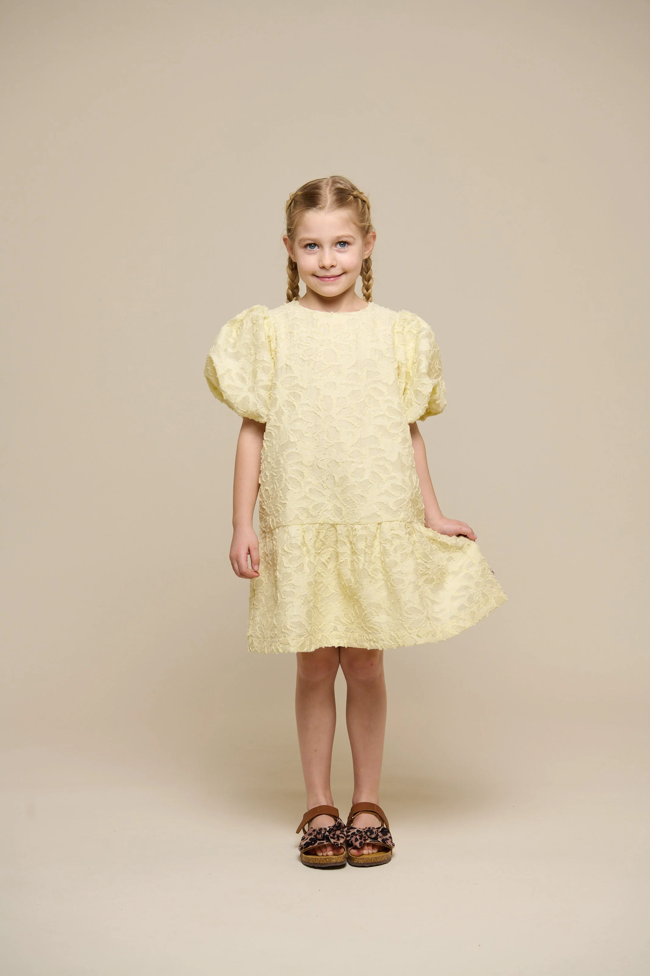 Jacquard-Kleid aus Baumwollmischung - Tween - Sunlight | 100993 Giselle - Image 2