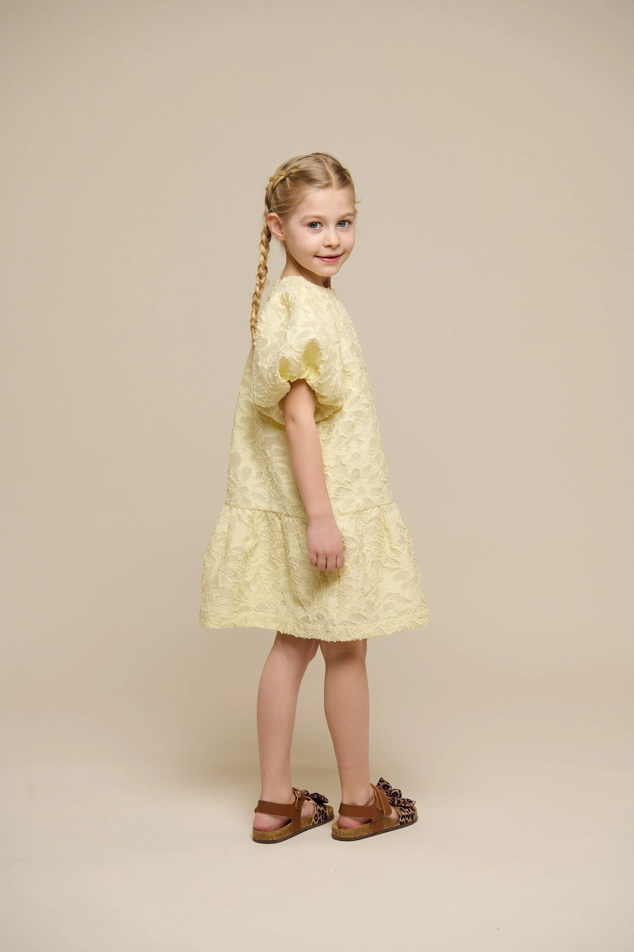 Jacquard-Kleid aus Baumwollmischung - Tween - Sunlight | 100993 Giselle - Image 5