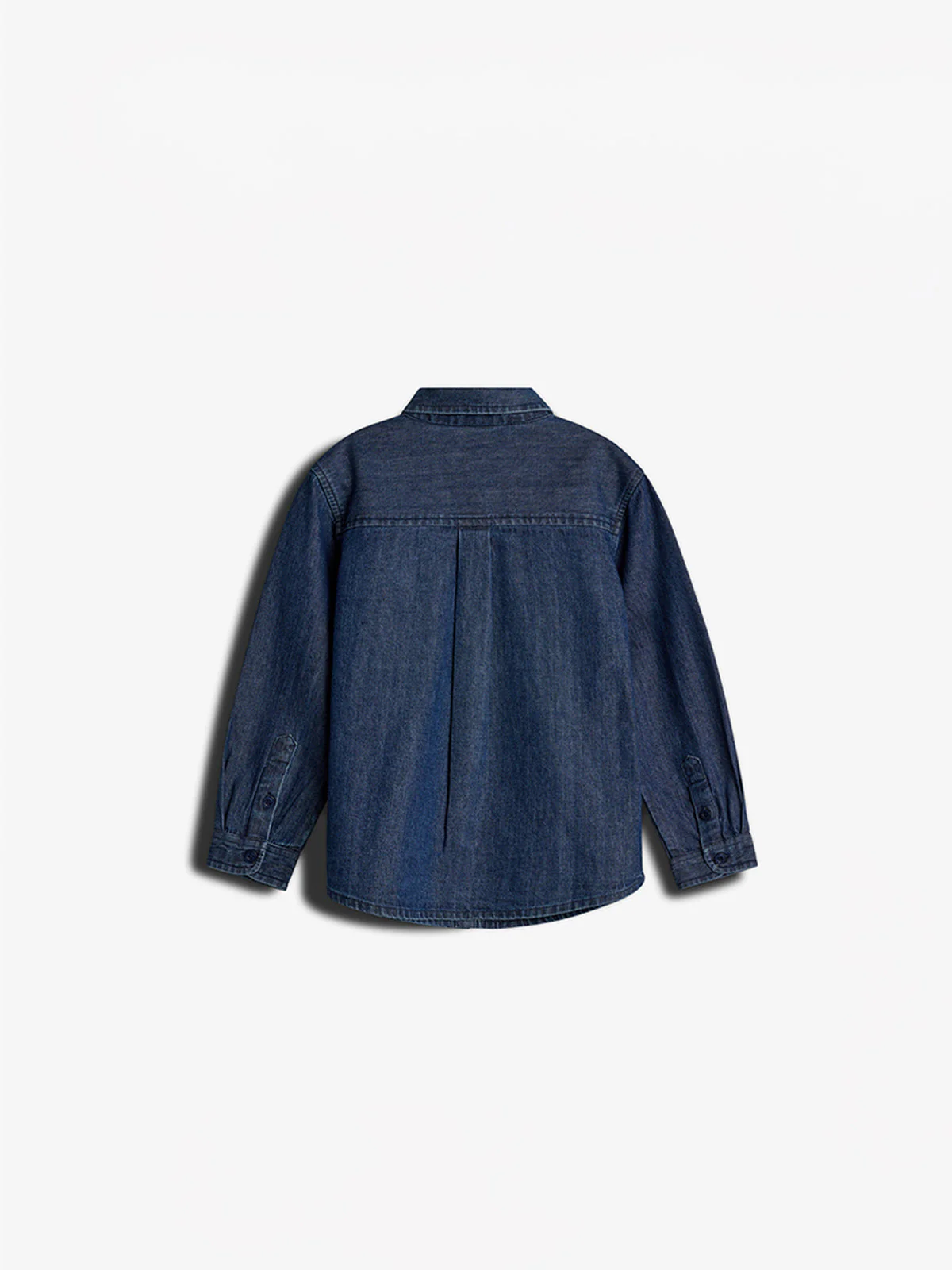Jeanshemd - Kids - Dark Blue Denim | 100176 Delhi - Image 3