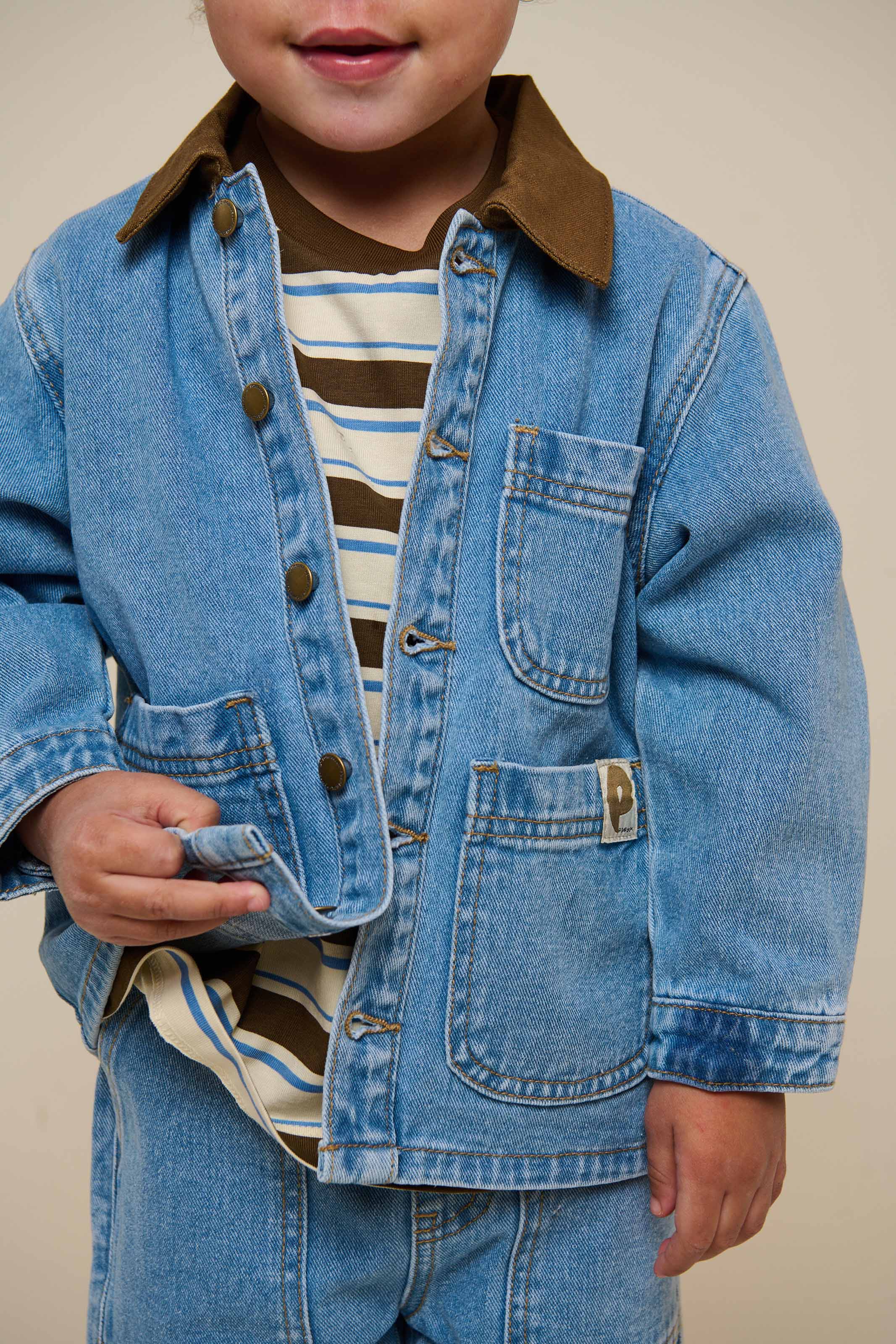 Jeansjacke - Kids - Light Blue Denim | 101022 Gavin - Image 4