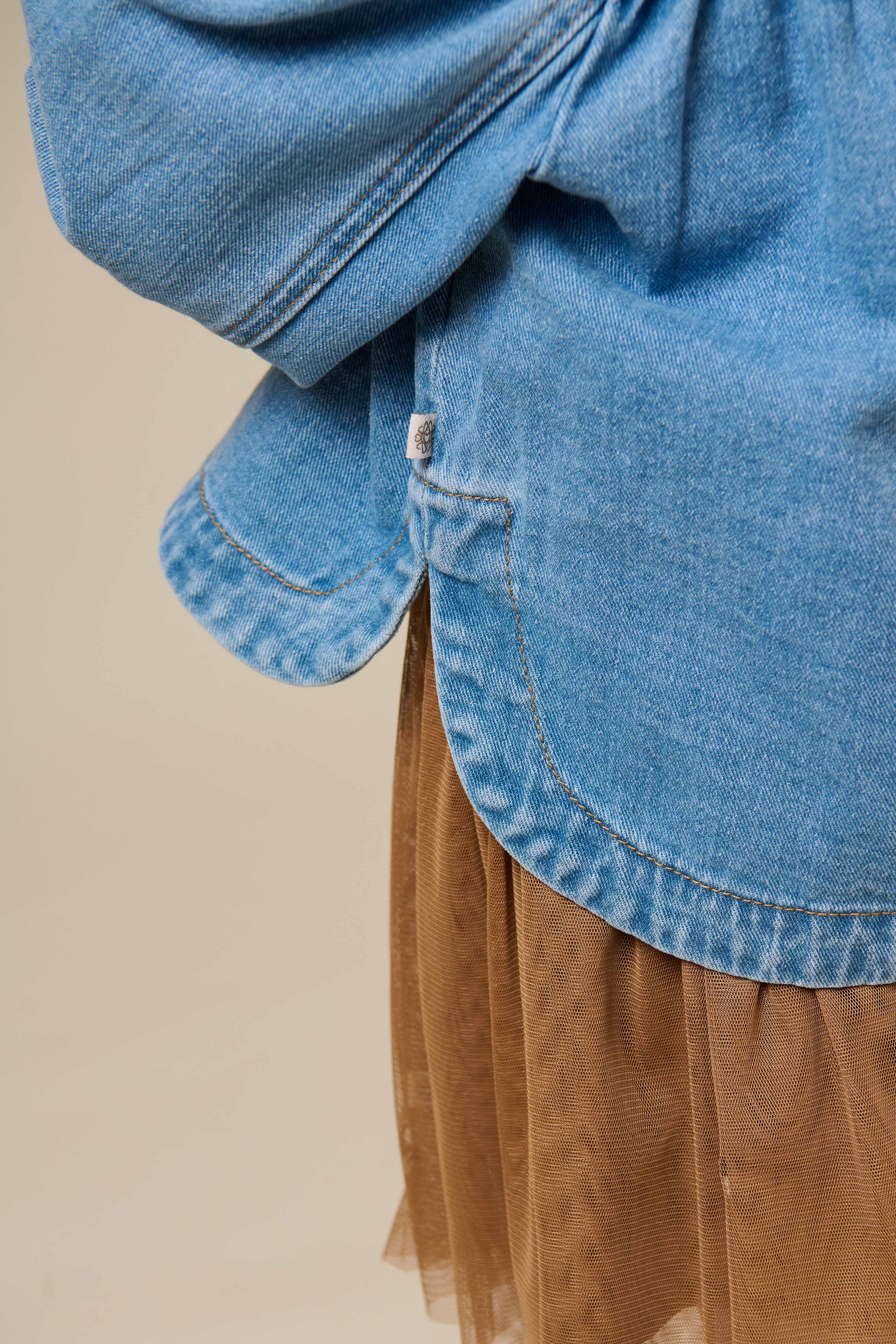 Jeansjacke - Kids - Light Blue Denim | 101014 Vera - Image 6