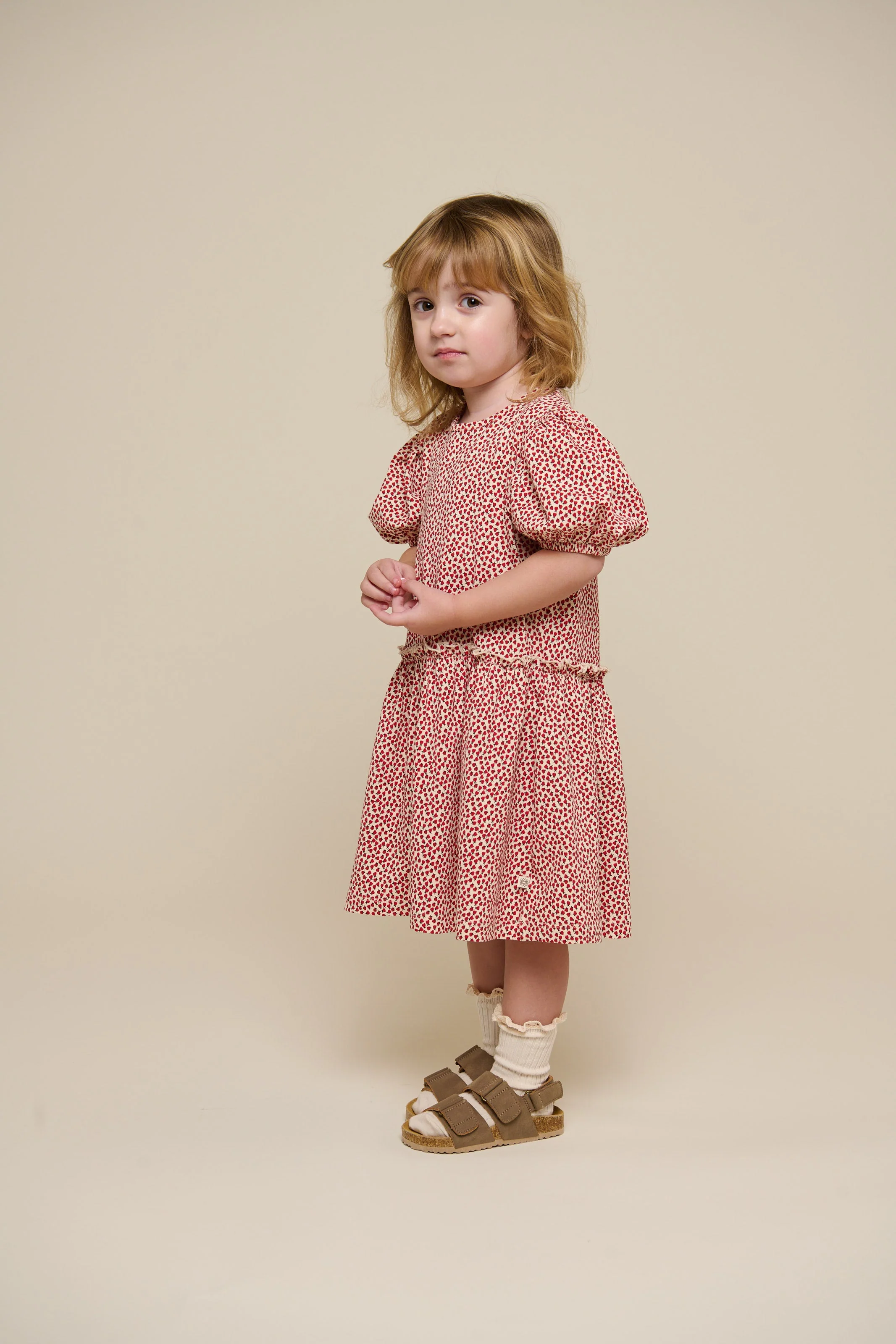 Jersey-Kleid - Kids - Cherry Red | 101225 Lea - Image 2