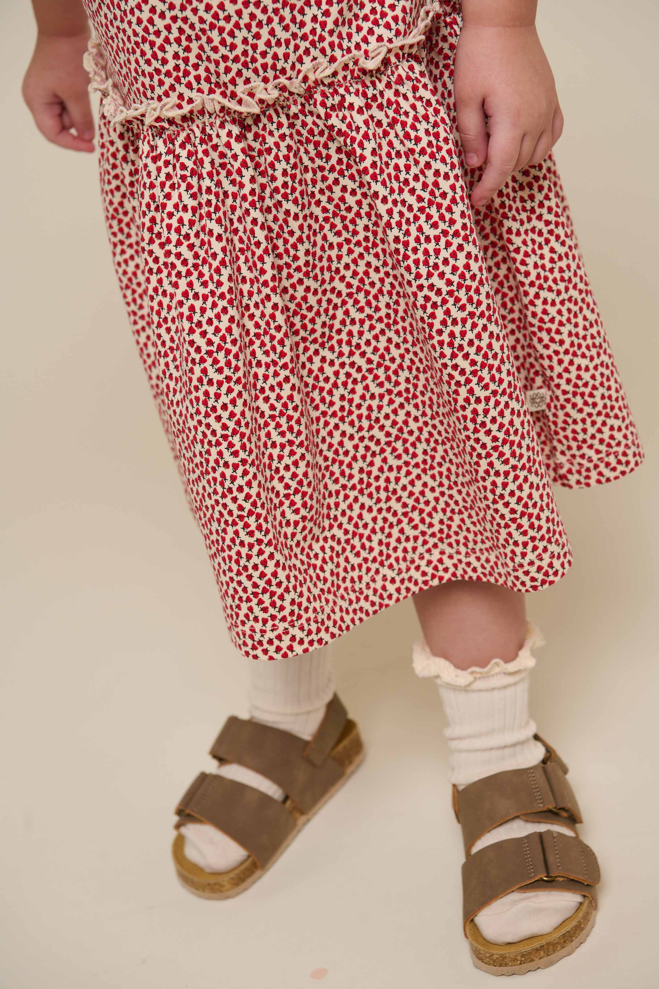 Jersey-Kleid - Kids - Cherry Red | 101225 Lea - Image 7