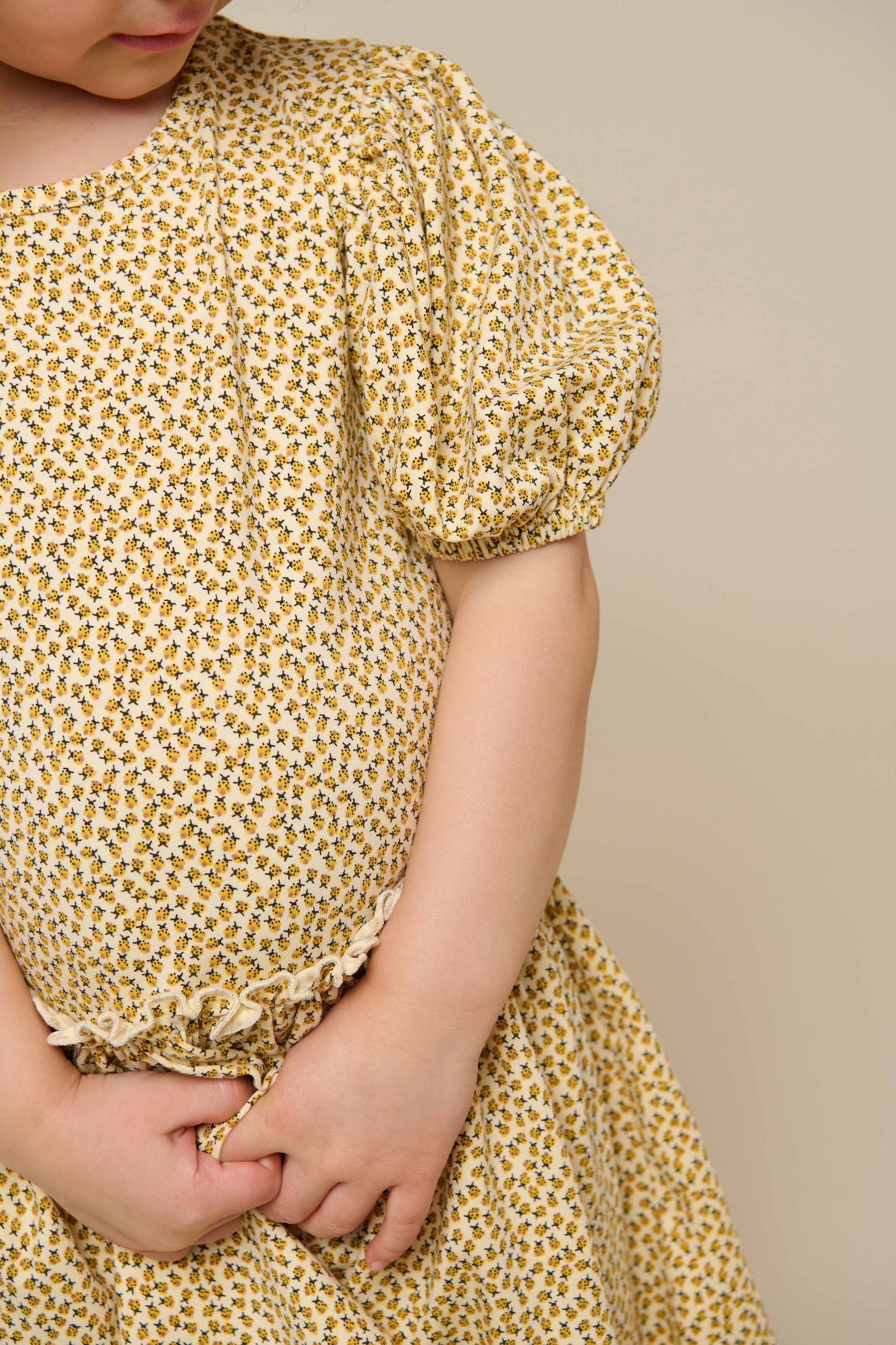 Jersey-Kleid - Kids - Yellow | 101223 Lea - Image 4