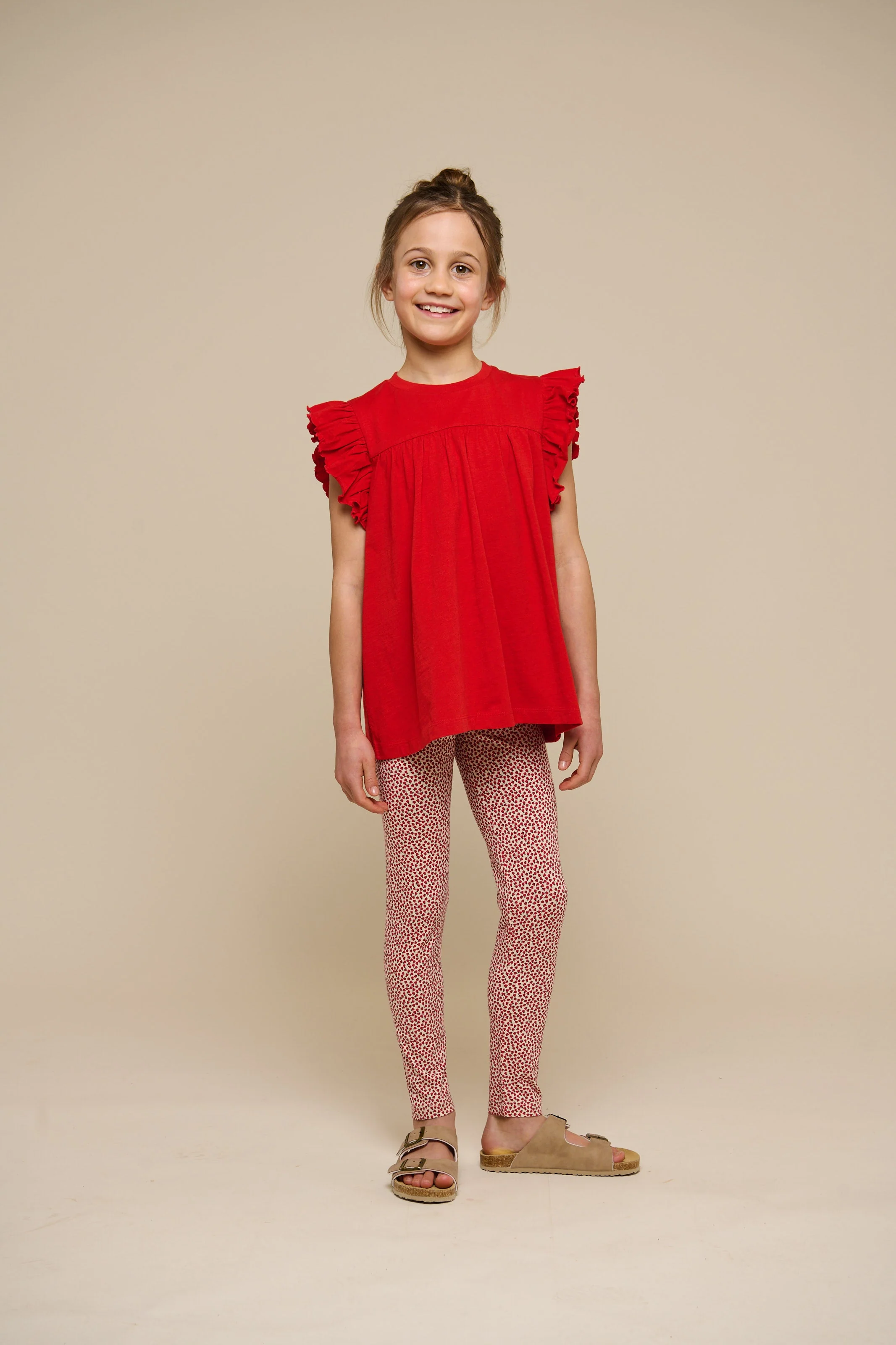 Jersey-Leggings - Tween - Cherry Red | 101230 Lea - Image 2