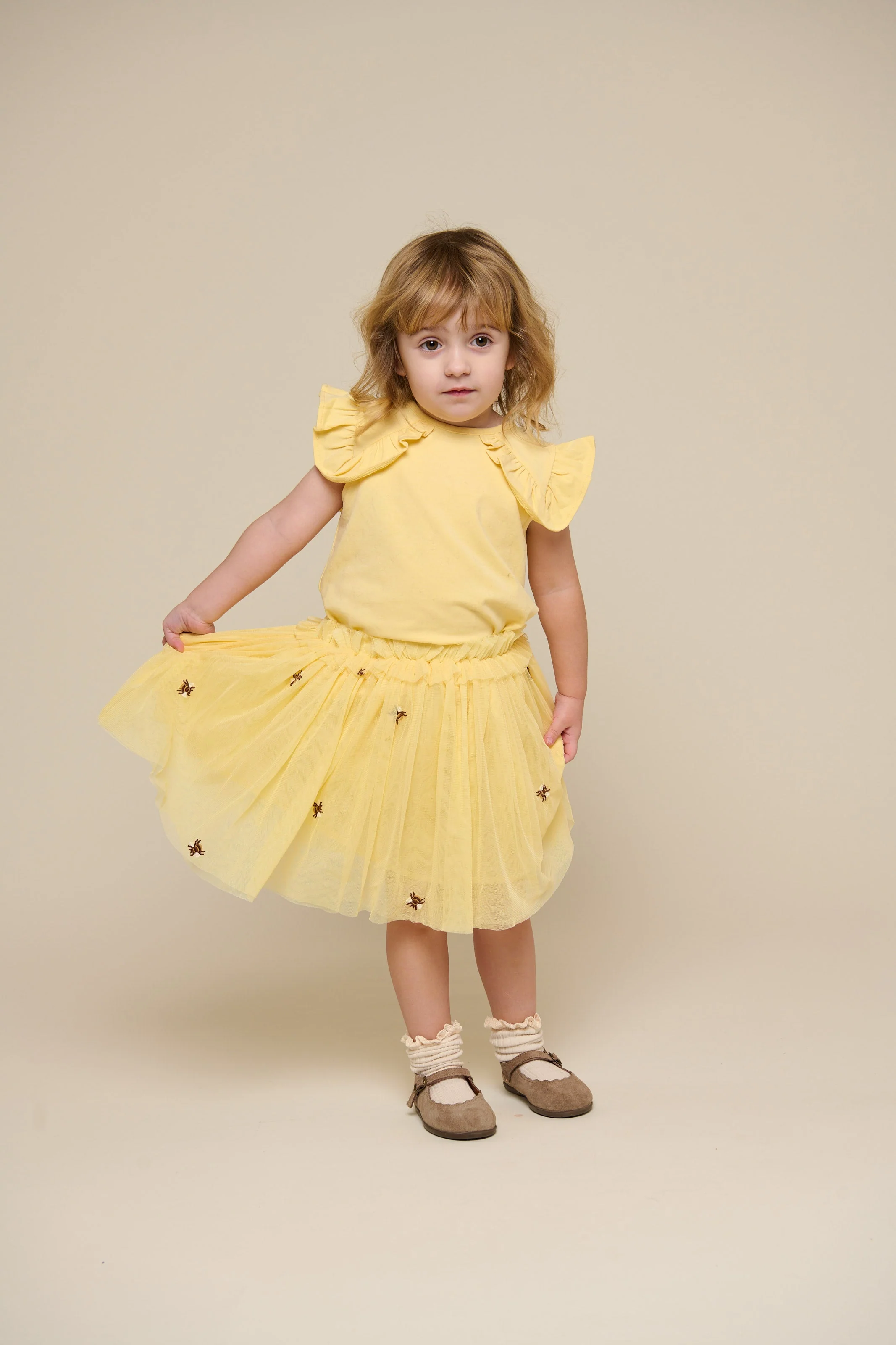 Jersey-Top mit Rüsche - Kids - Sunlight | 101265 Selma - Image 2