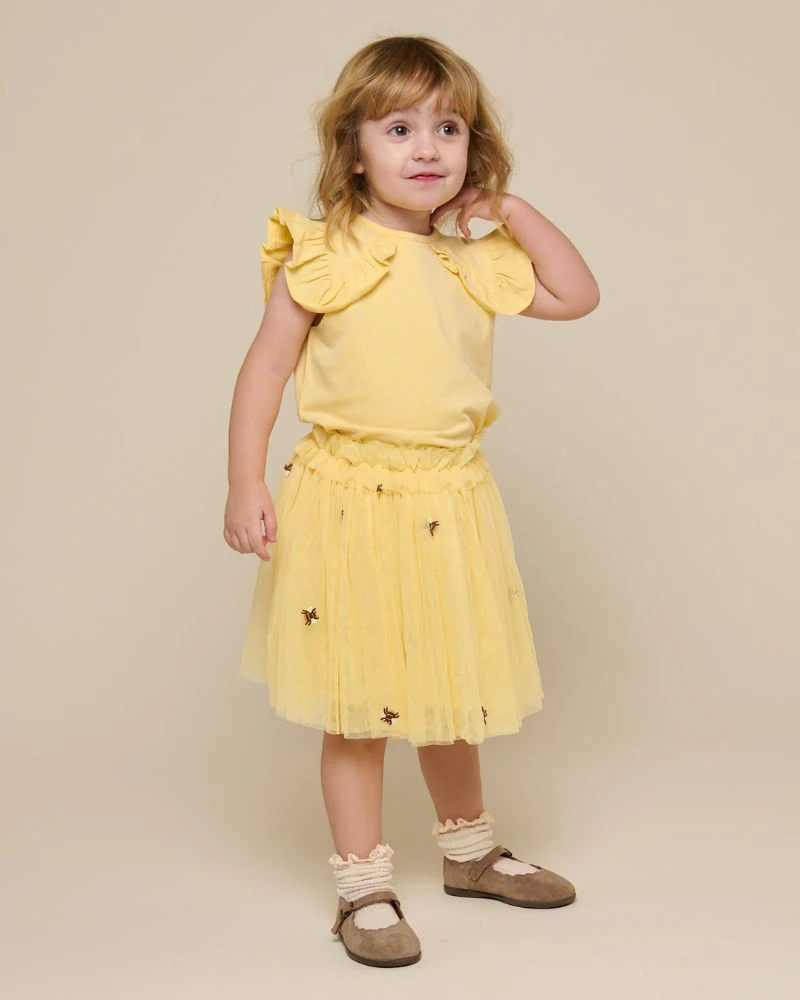 Jersey-Top mit Rüsche - Kids - Sunlight | 101265 Selma - Image 6