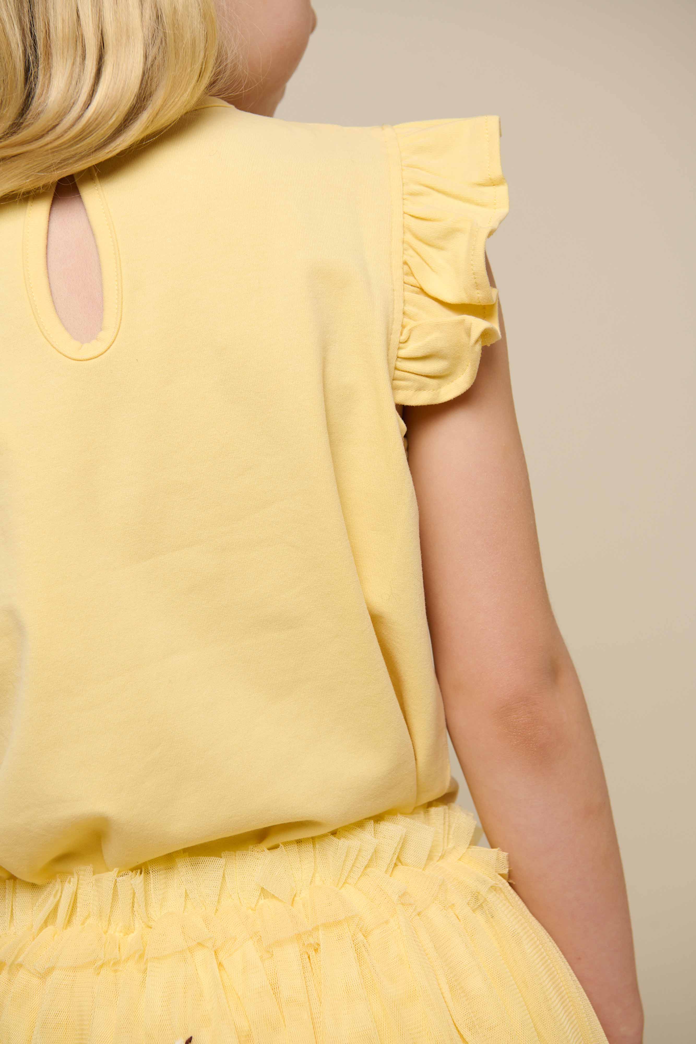 Jersey-Top mit Rüsche - Tween - Sunlight | 101266 Selma - Image 6