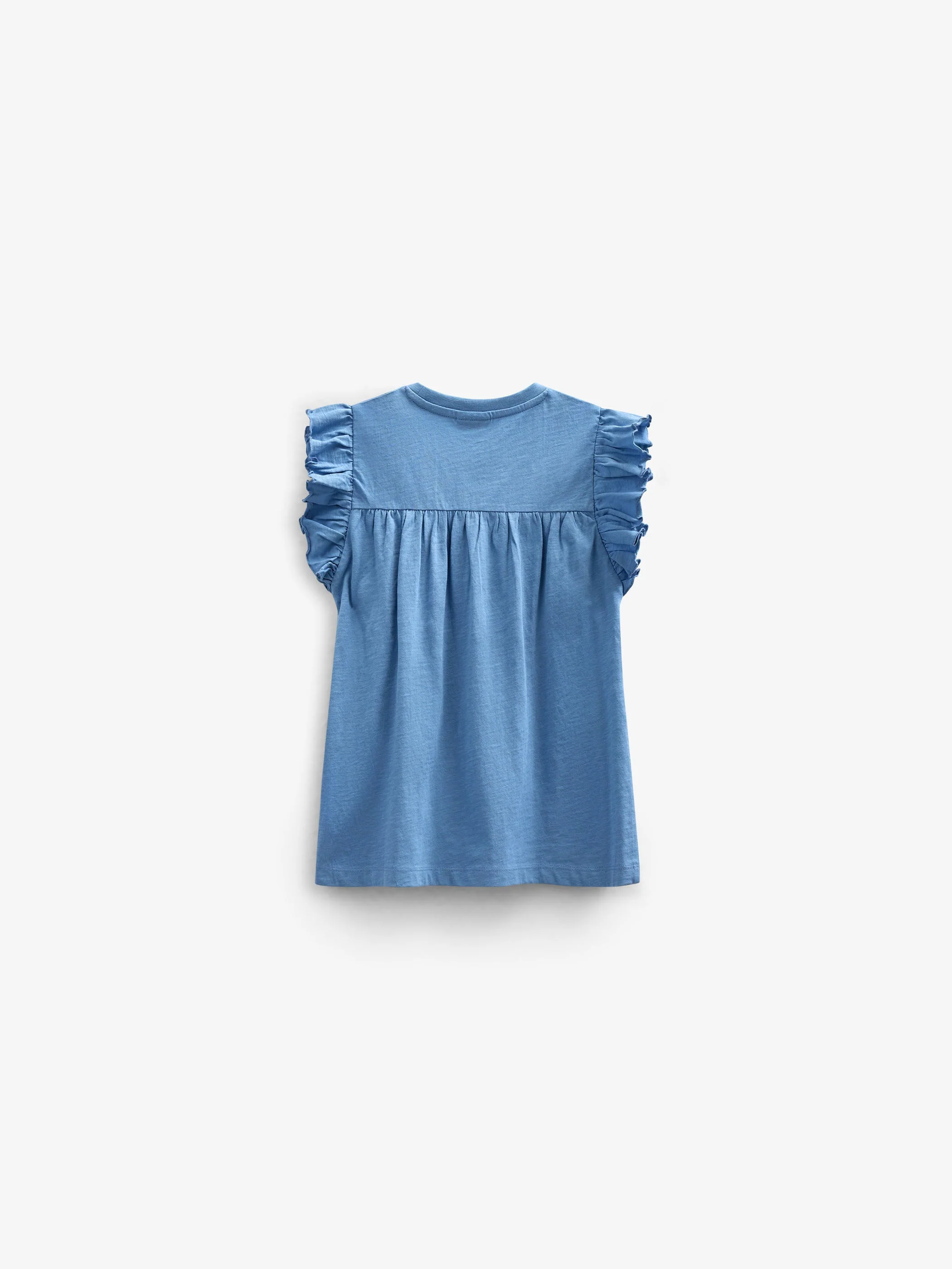 Jerseybluse - Kids - Blue | 101330 Lucia - Image 3