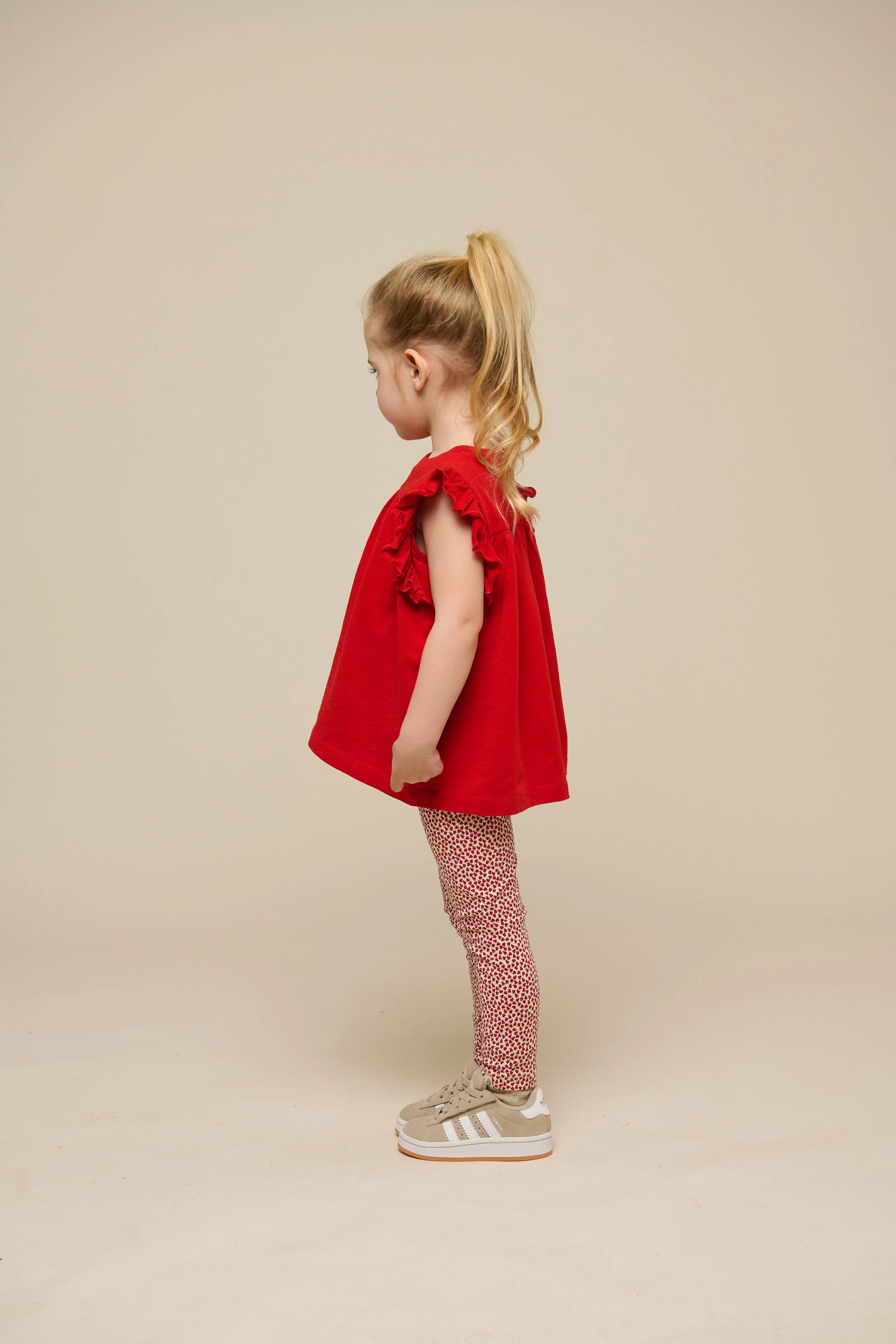 Jerseybluse - Kids - Cherry Red | 101328 Lucia - Image 2