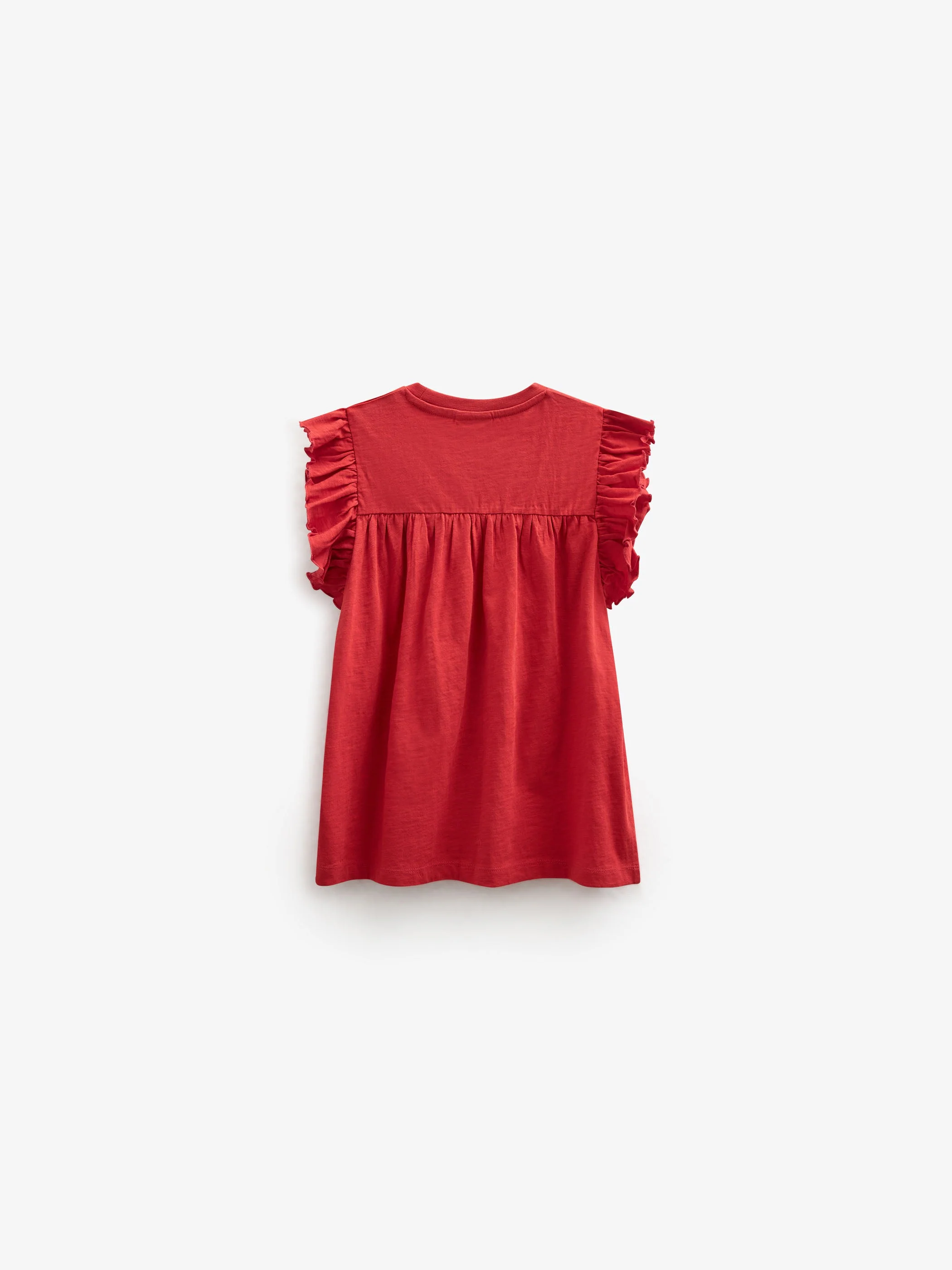 Jerseybluse - Kids - Cherry Red | 101328 Lucia - Image 3