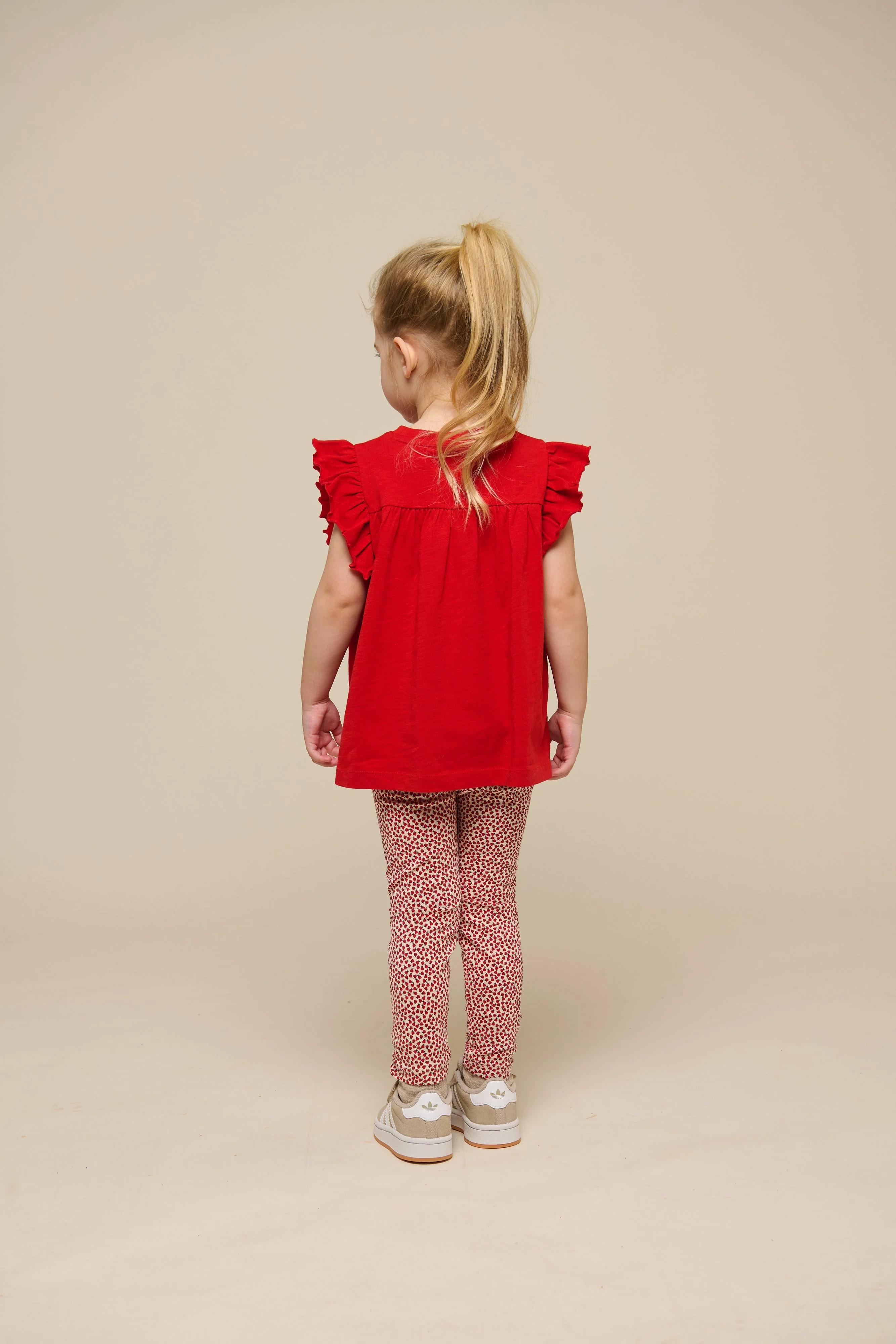 Jerseybluse - Kids - Cherry Red | 101328 Lucia - Image 4