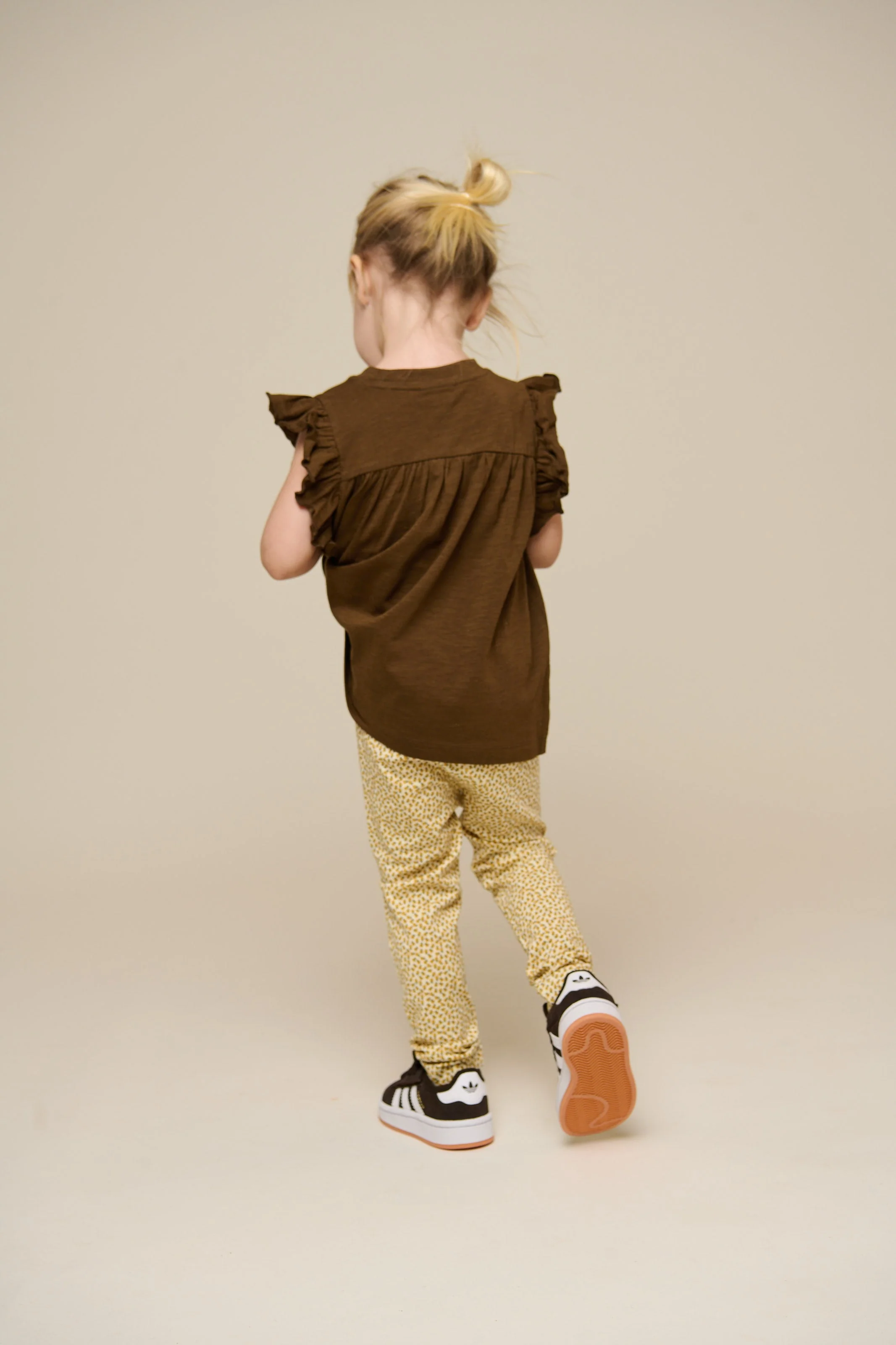 Jerseybluse - Kids - Dark Brown | 101332 Lucia - Image 4
