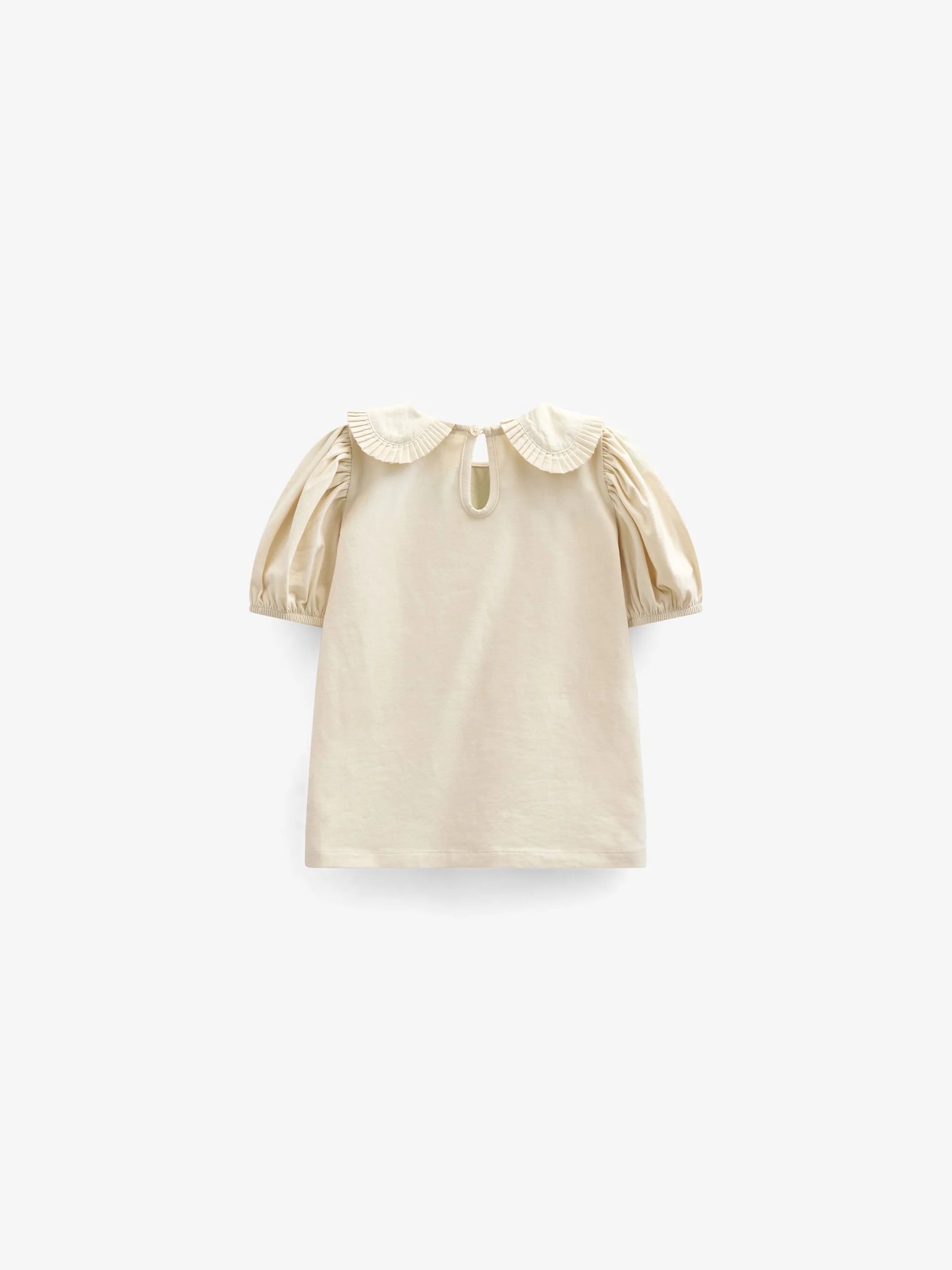 Jerseybluse mit Kragen - Kids - OffWhite | 101277 Nini - Image 3