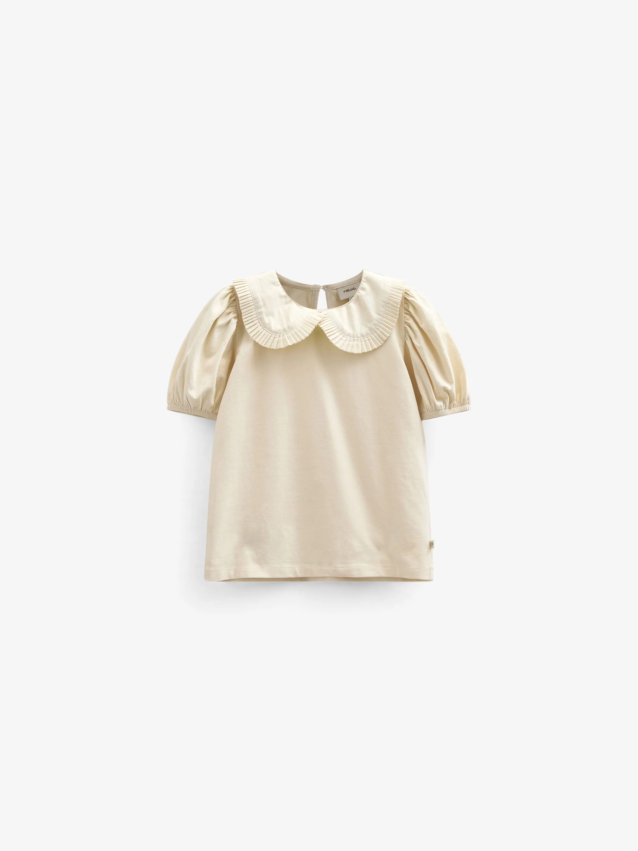 Jerseybluse mit Kragen - Tween - OffWhite | 101278 Nini