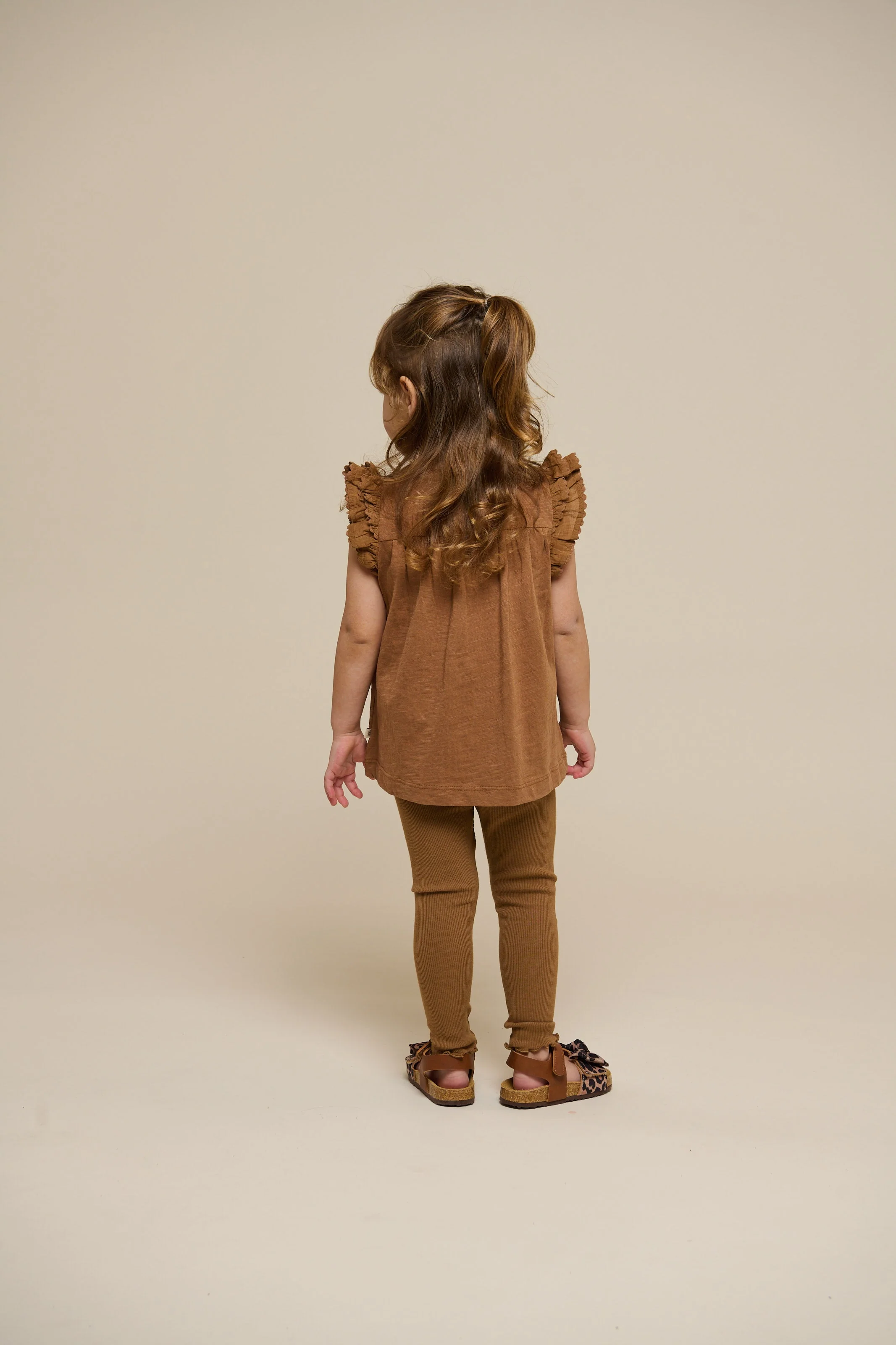 Jerseybluse mit Zick Zack Rüsche - Kids - Coconut | 101041 Gabriella - Image 5