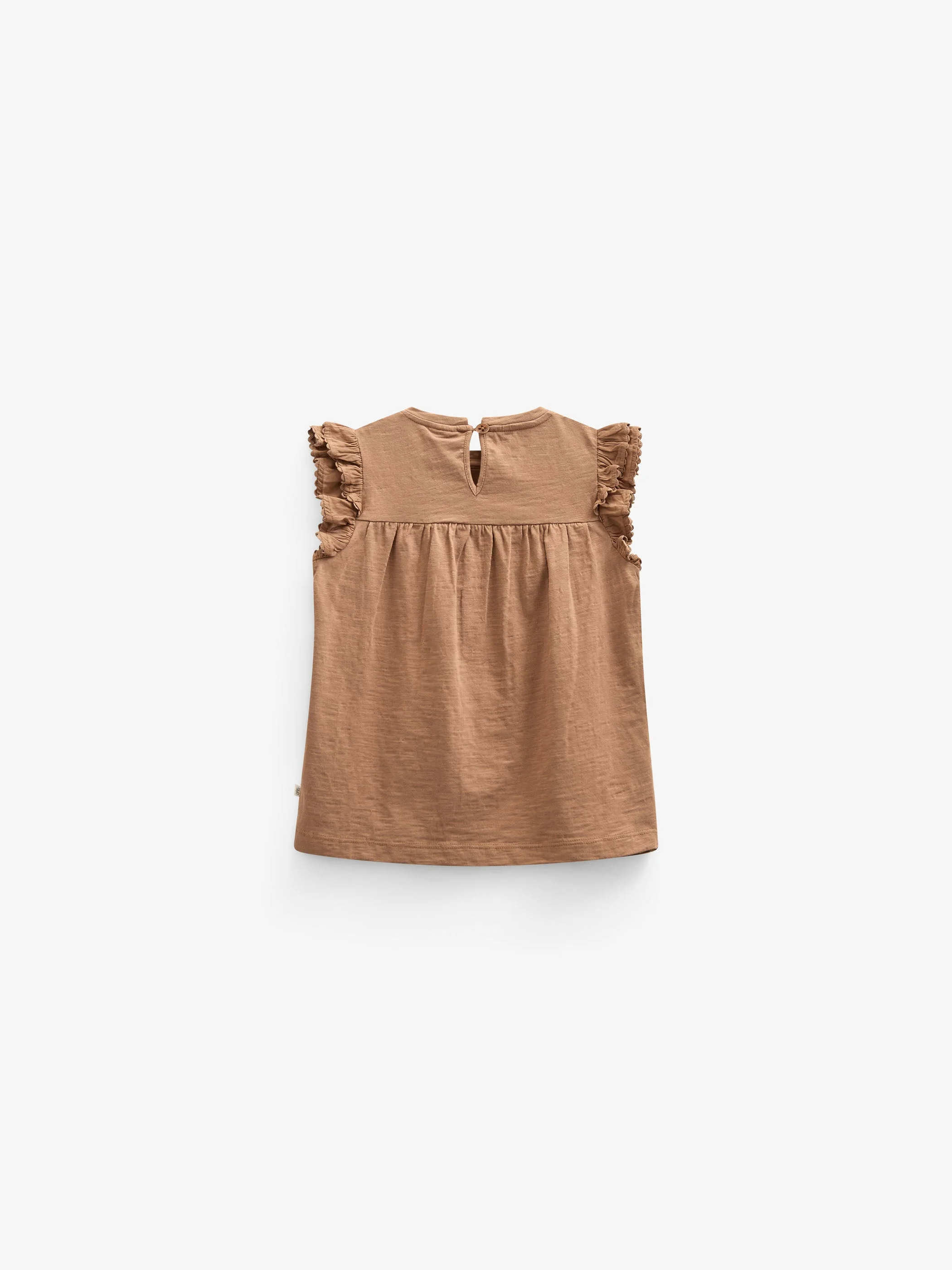 Jerseybluse mit Zick Zack Rüsche - Tween - Coconut | 101072 Gabriella - Image 3
