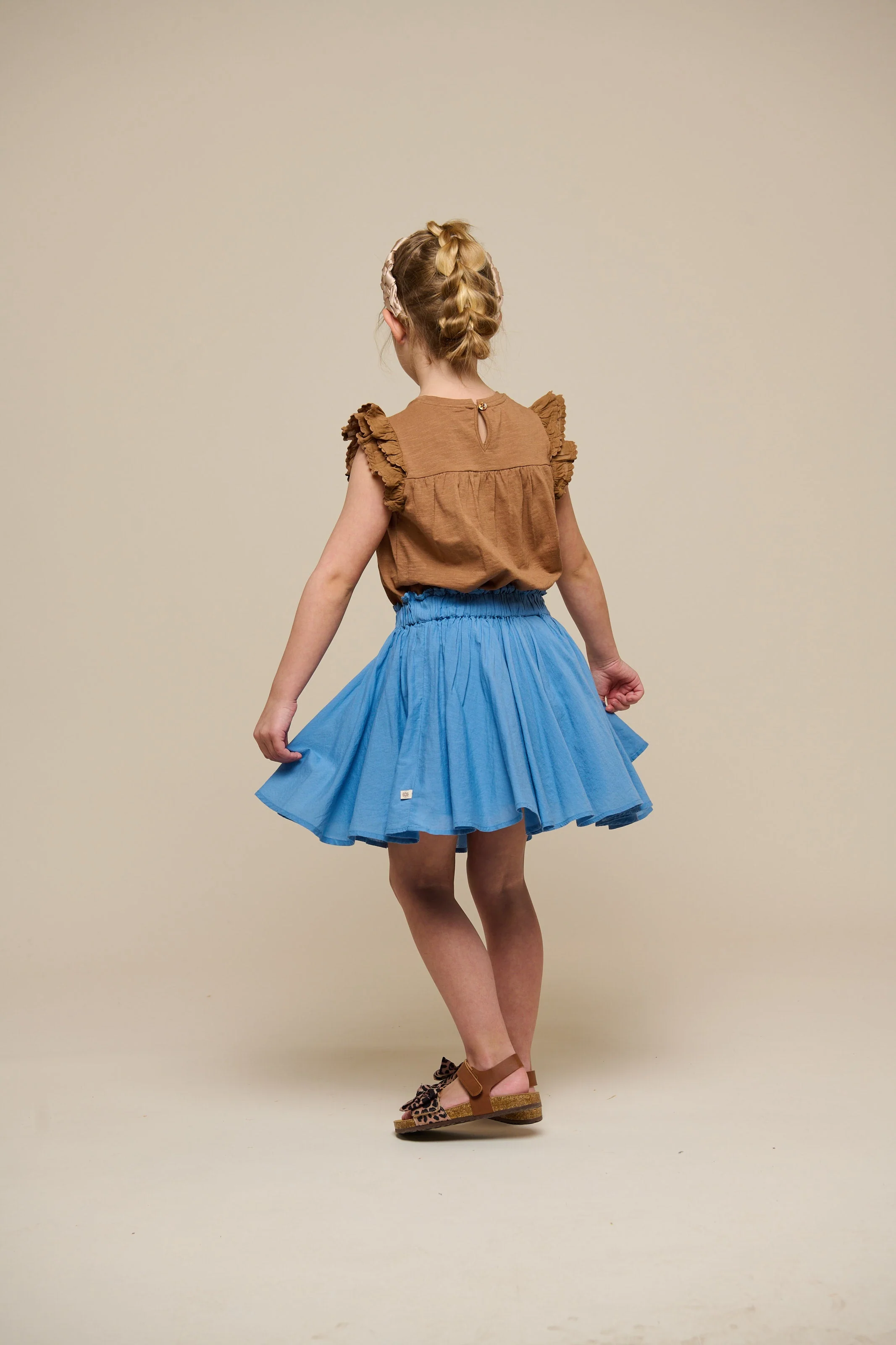 Jerseybluse mit Zick Zack Rüsche - Tween - Coconut | 101072 Gabriella - Image 5