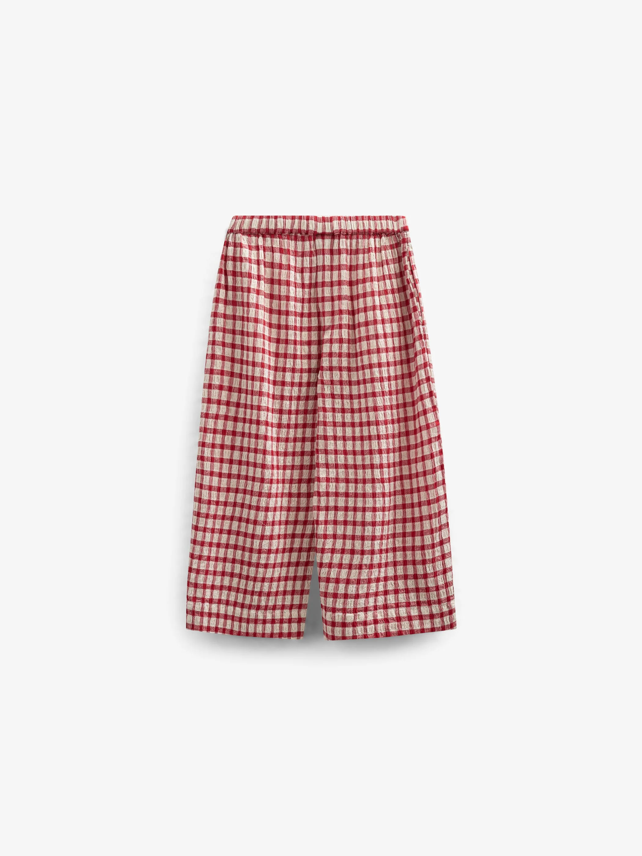 Karierte Baumwollhose - Tween - Cherry Red | 100907 Bonnie - Image 3