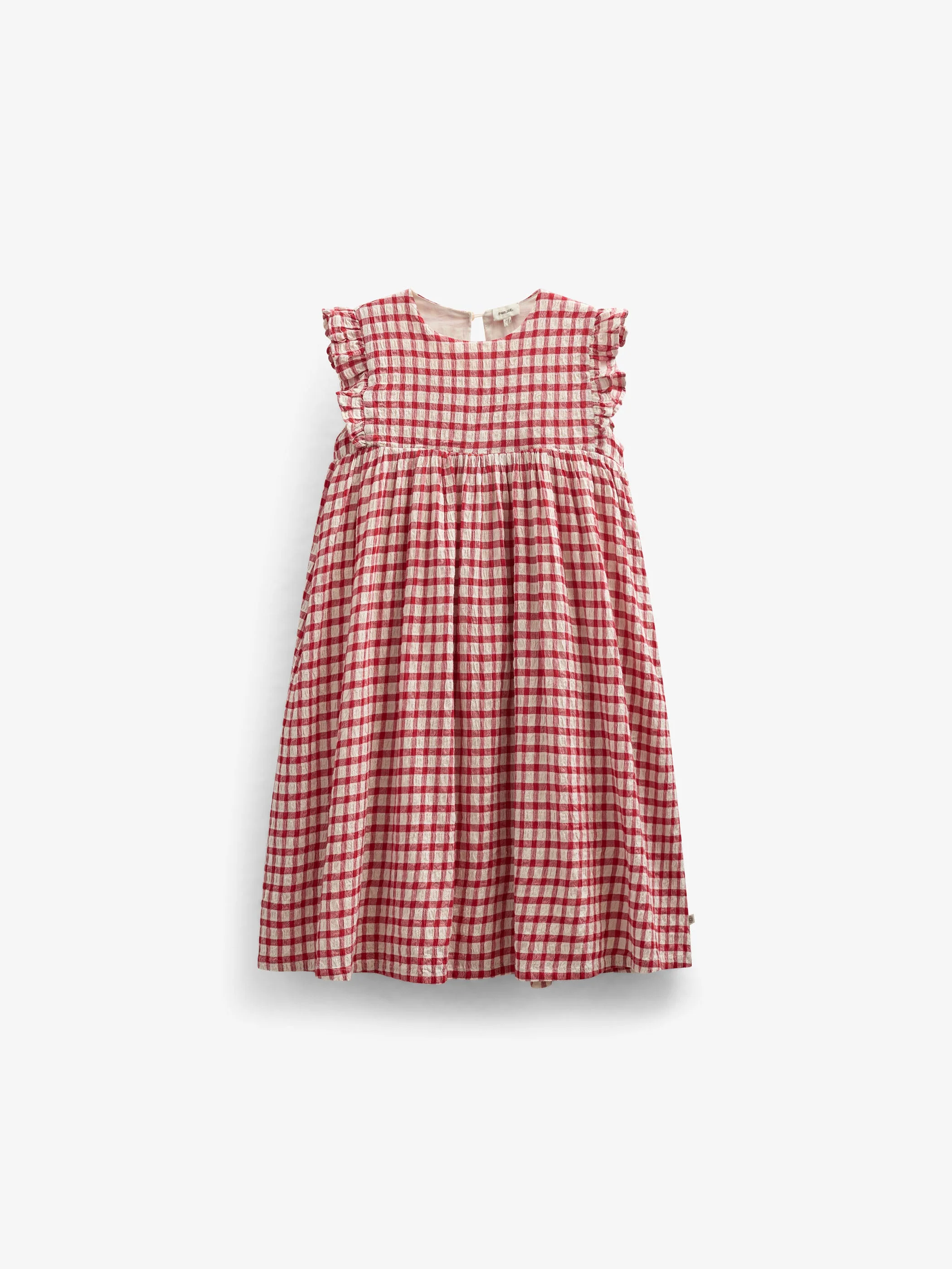 Kariertes Baumwollkleid - Tween - Cherry Red | 100905 Bonnie