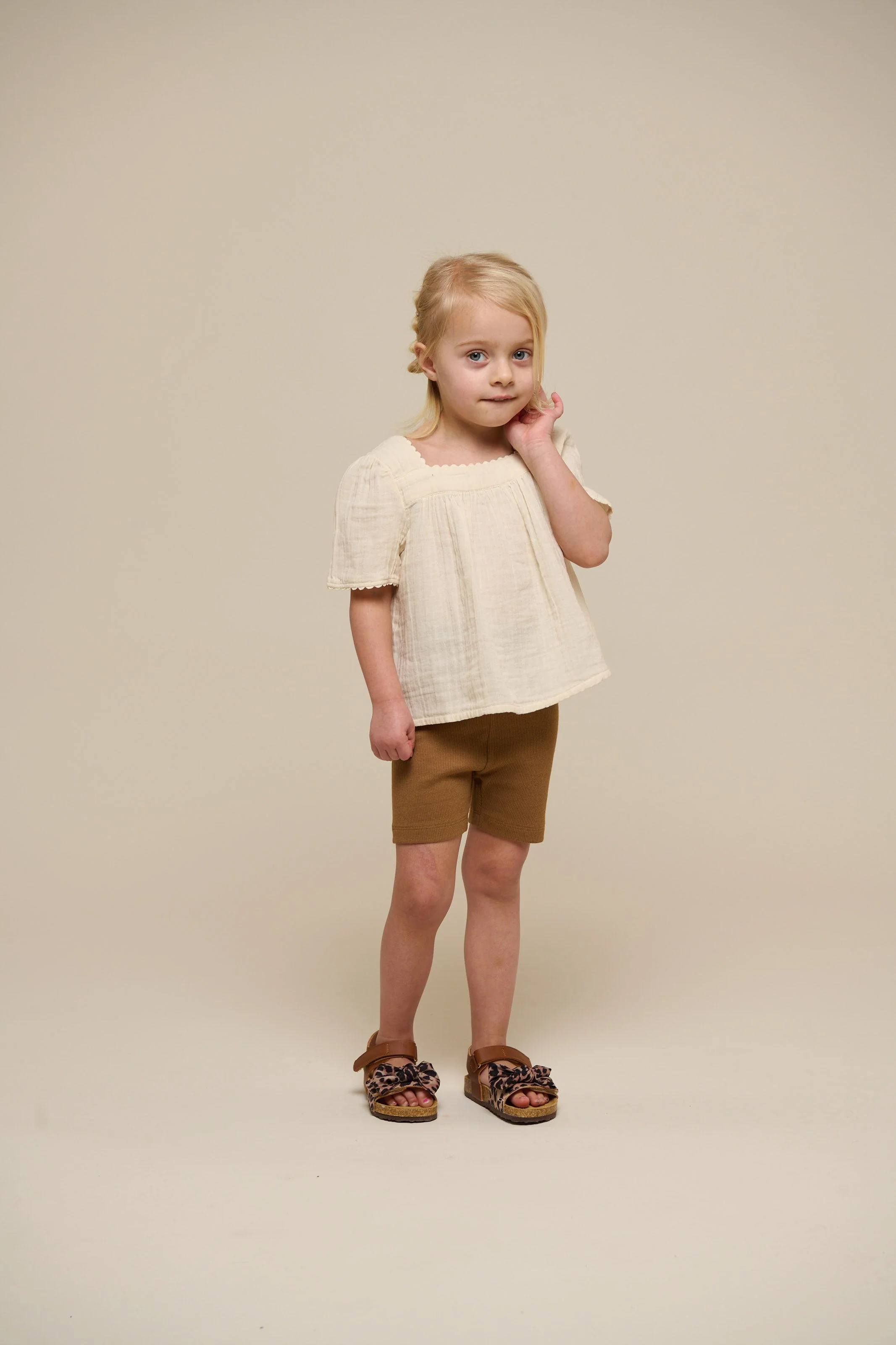 Kurze Shorts aus Modalripp - Kids - Coconut | 101316 Lottie - Image 2