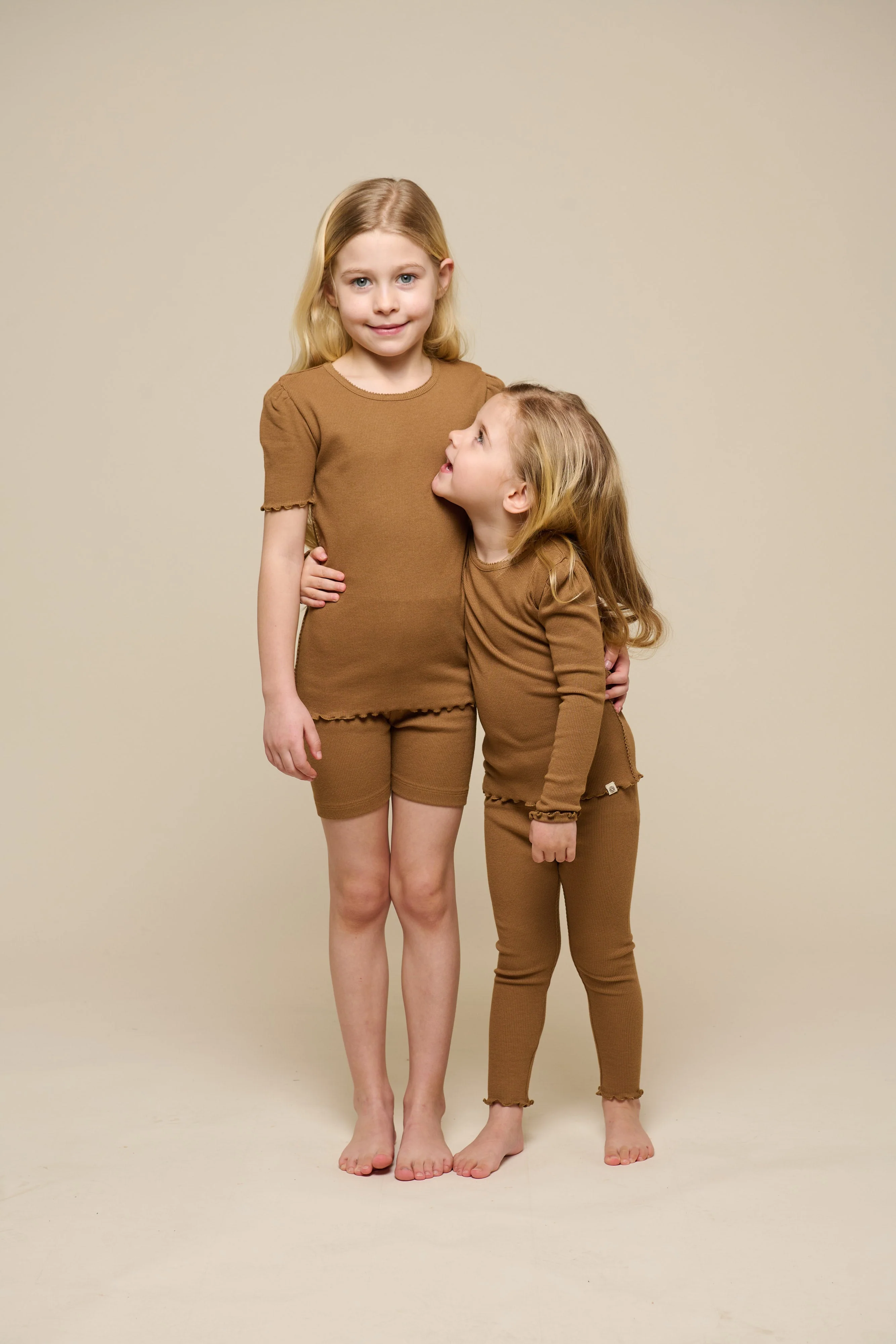 Kurze Shorts aus Modalripp - Kids - Coconut | 101316 Lottie - Image 5
