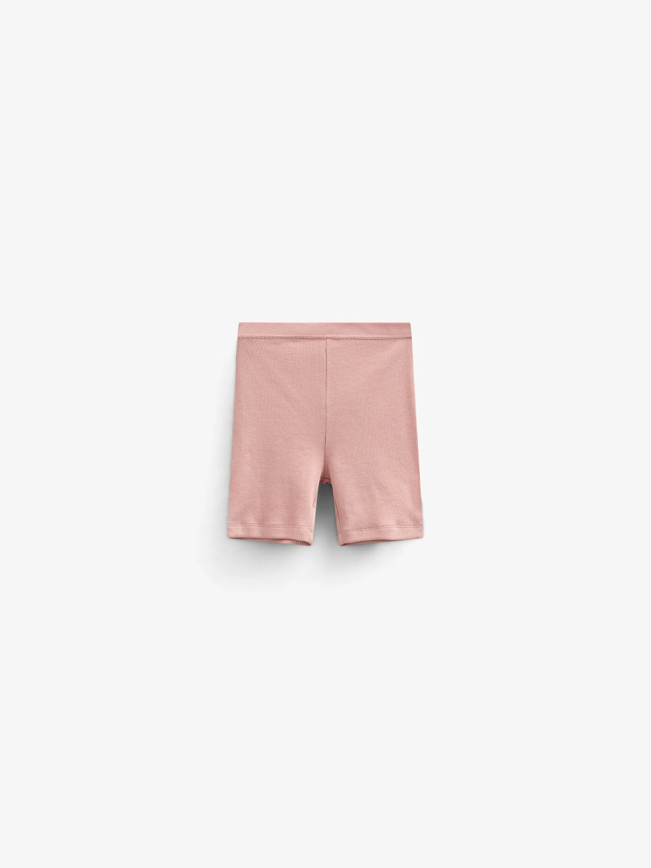Kurze Shorts aus Modalripp - Kids - Rose Tan | 101314 Lottie