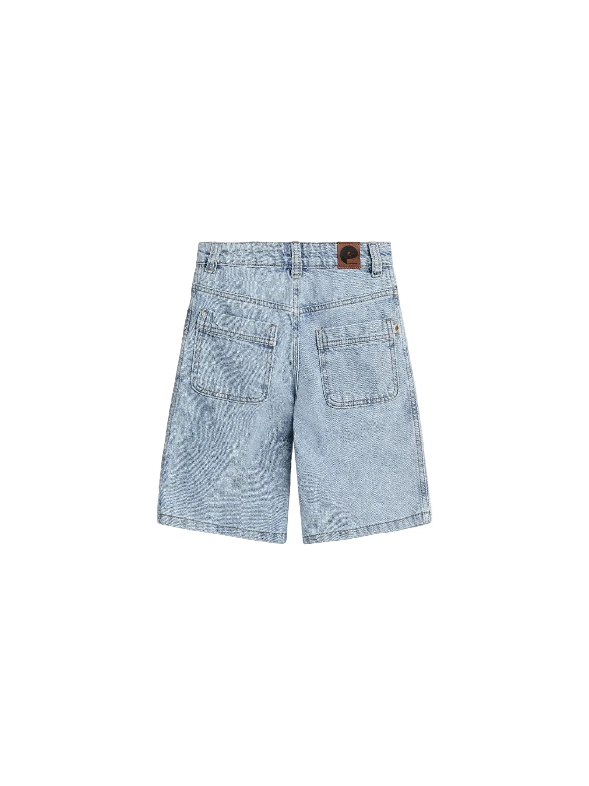 Lange Jeansshorts - Light Blue Denim | 100105 Storm - Image 3