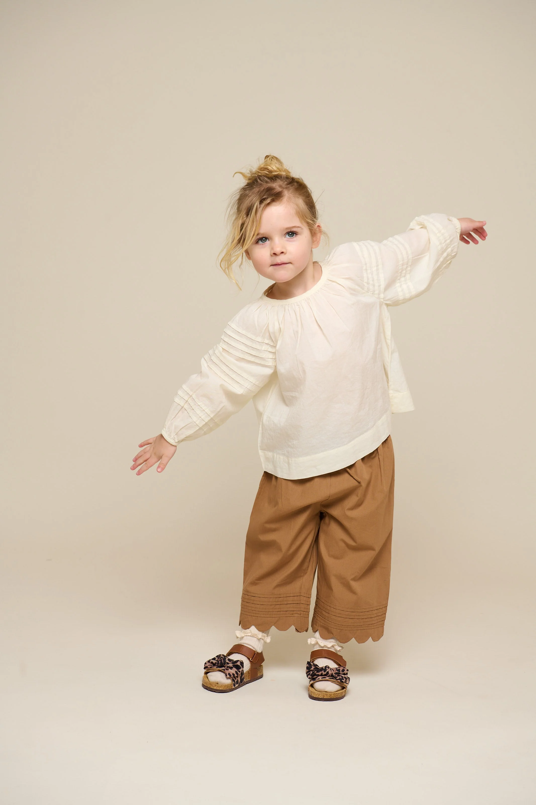 Langärmelige Bluse - Kids - Offwhite | 100988 Willa - Image 4