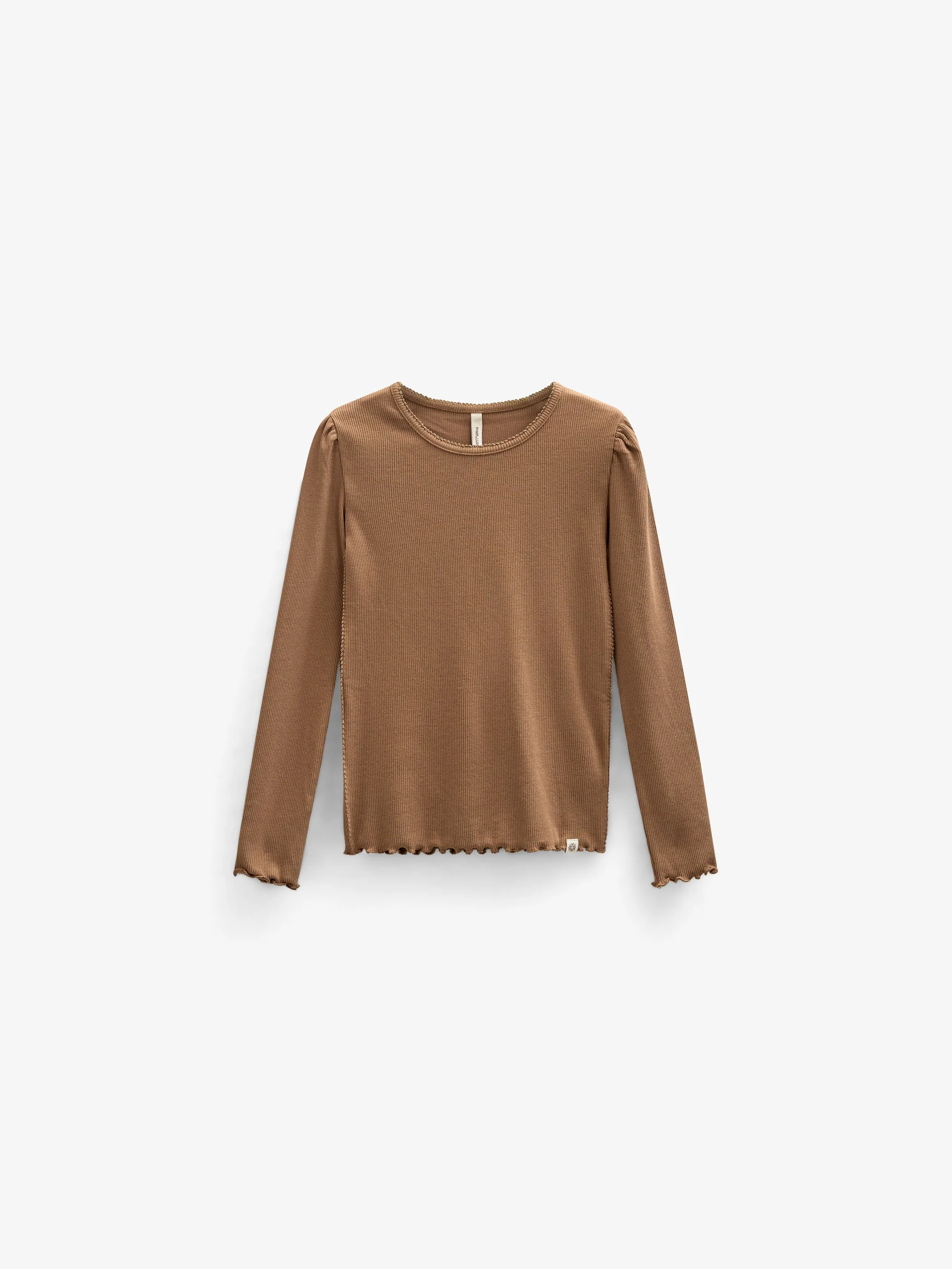 Langärmeliges T-Shirt aus Modalripp - Kids - Coconut | 101308 Lottie