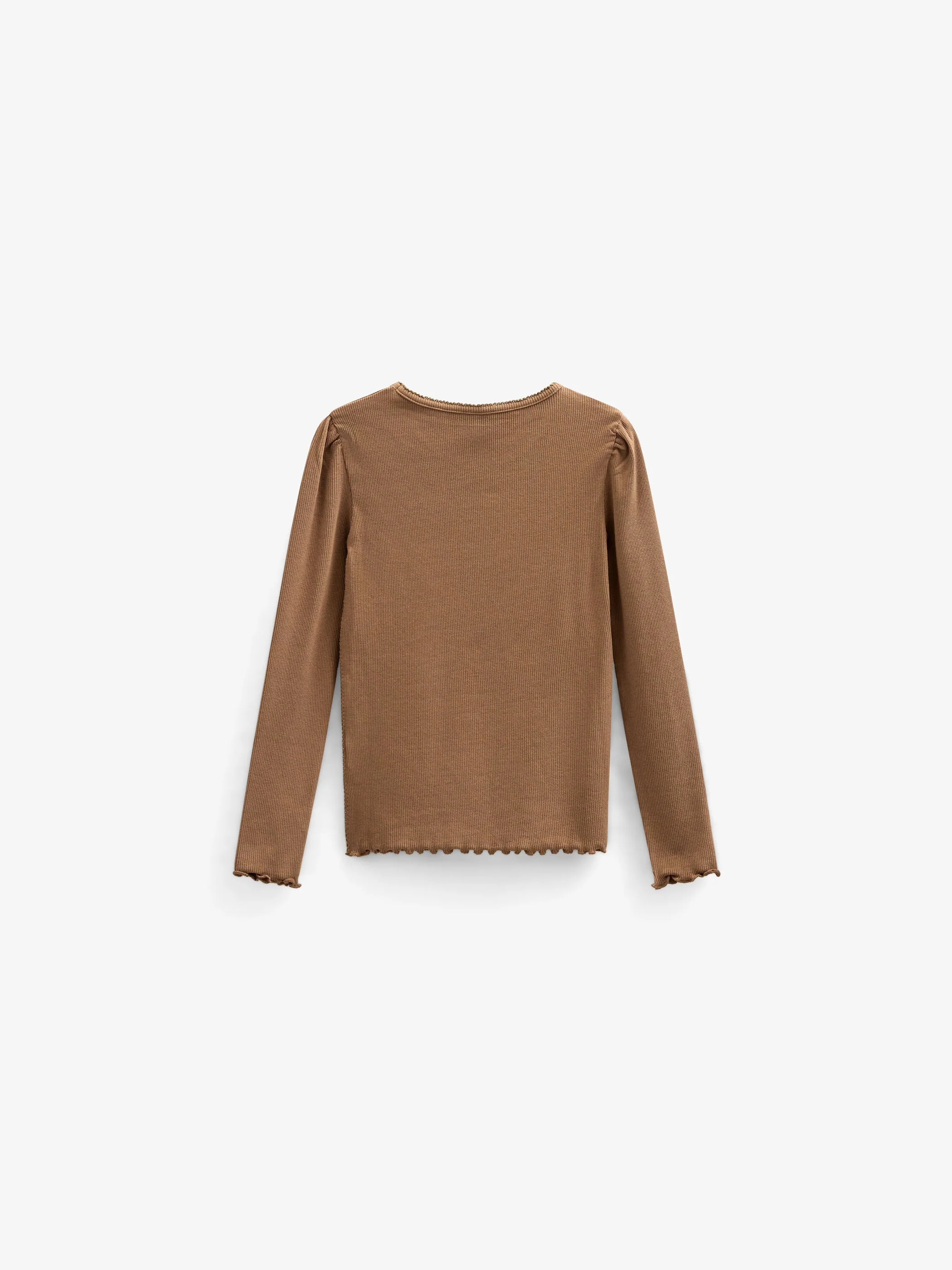 Langärmeliges T-Shirt aus Modalripp - Kids - Coconut | 101308 Lottie - Image 3