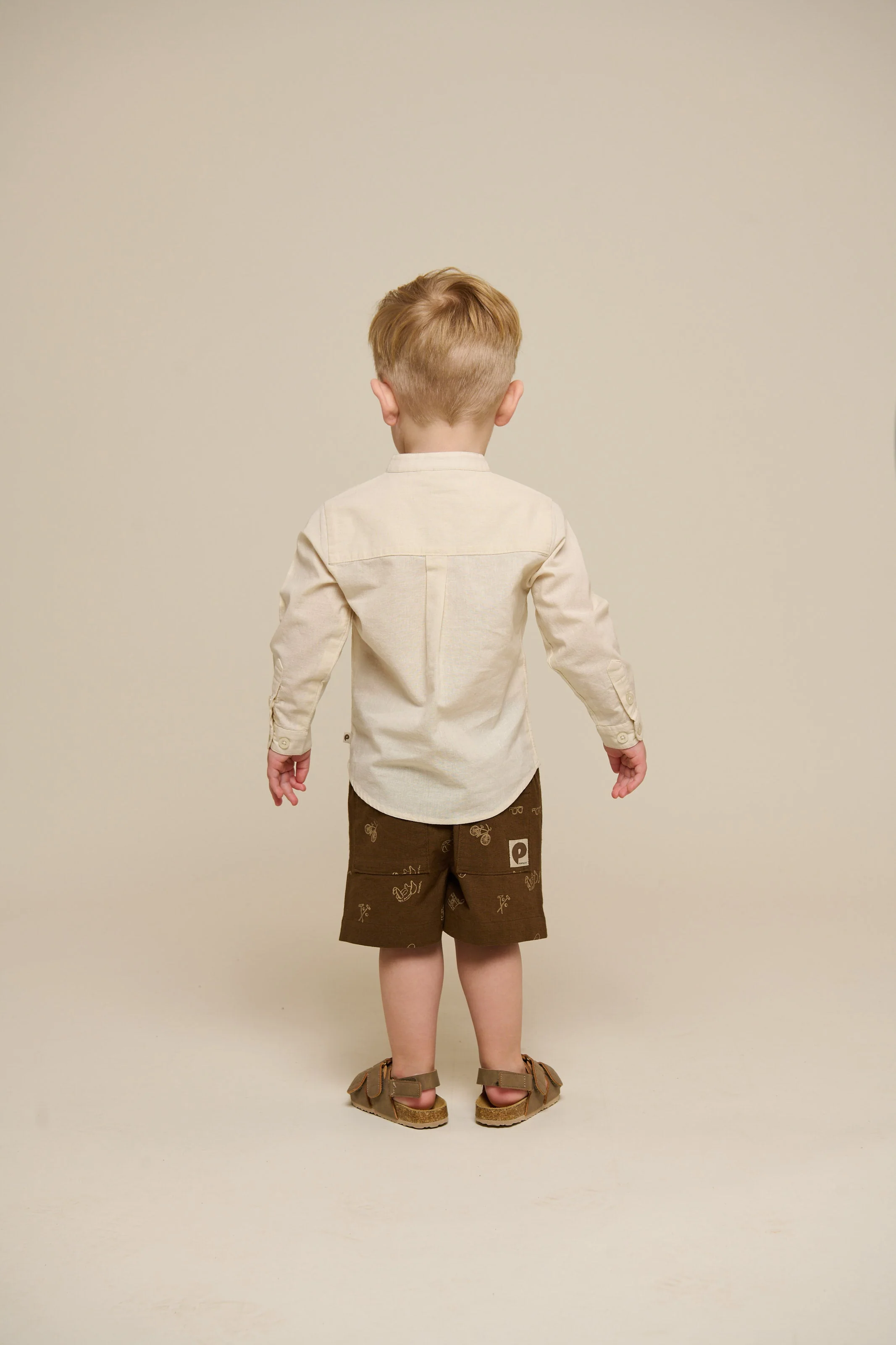 Leinenmischung Hemd mit Stehkragen - Kids - Offwhite | 101201 Lucca - Image 5
