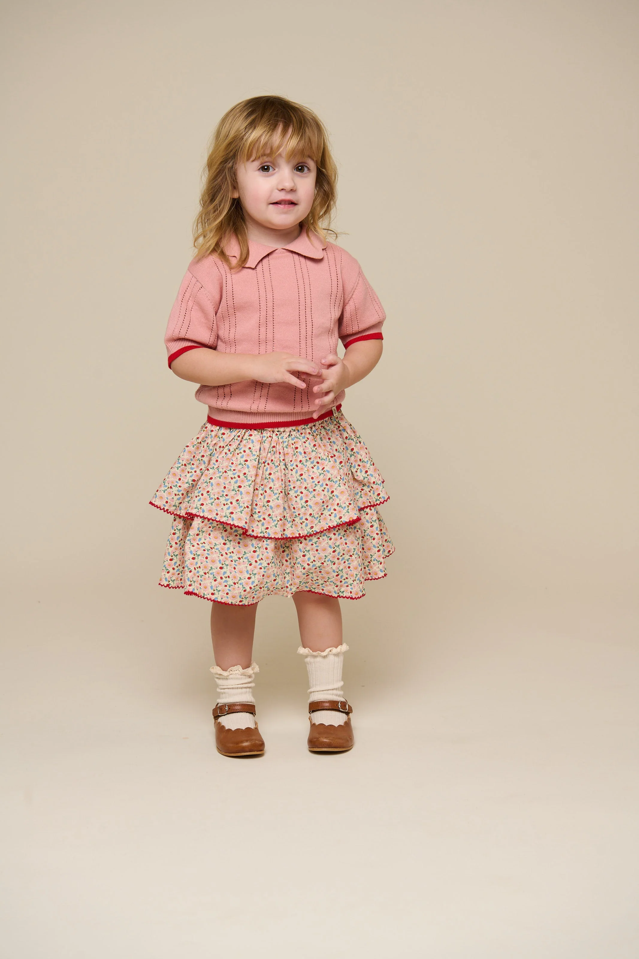 Mädchen gestricktes Polo - Kids - Rose | 101241 Helena - Image 2
