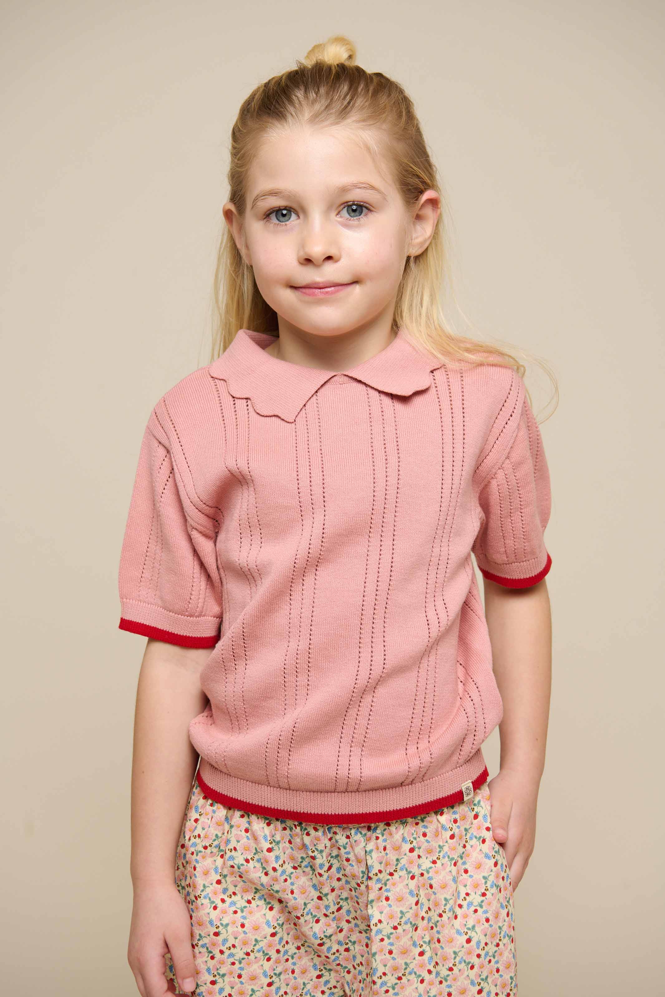 Mädchen Strick-Polo - Tween - Rose | 101242 Helena - Image 4