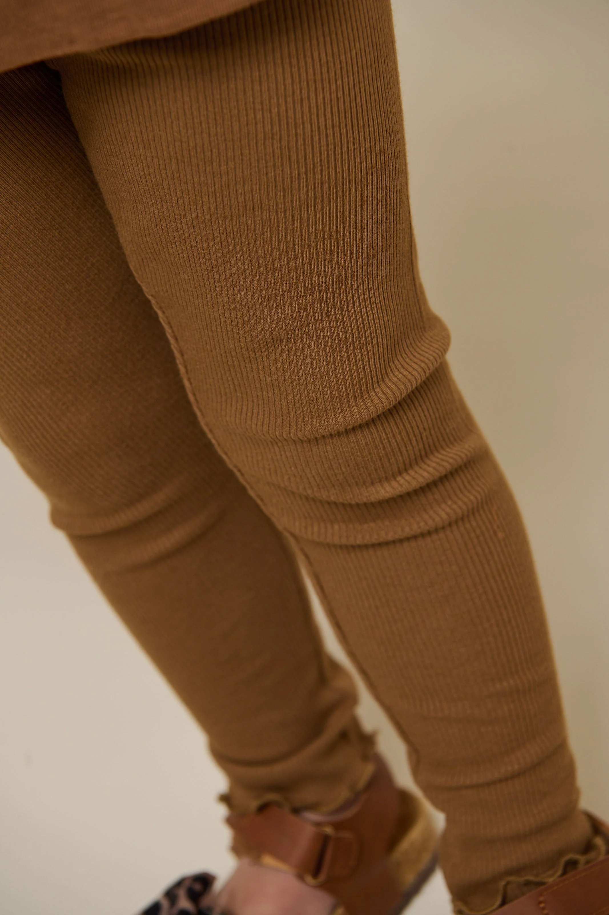 Modal-Ripp-Leggings - Kids - Coconut | 101324 Lottie - Image 4