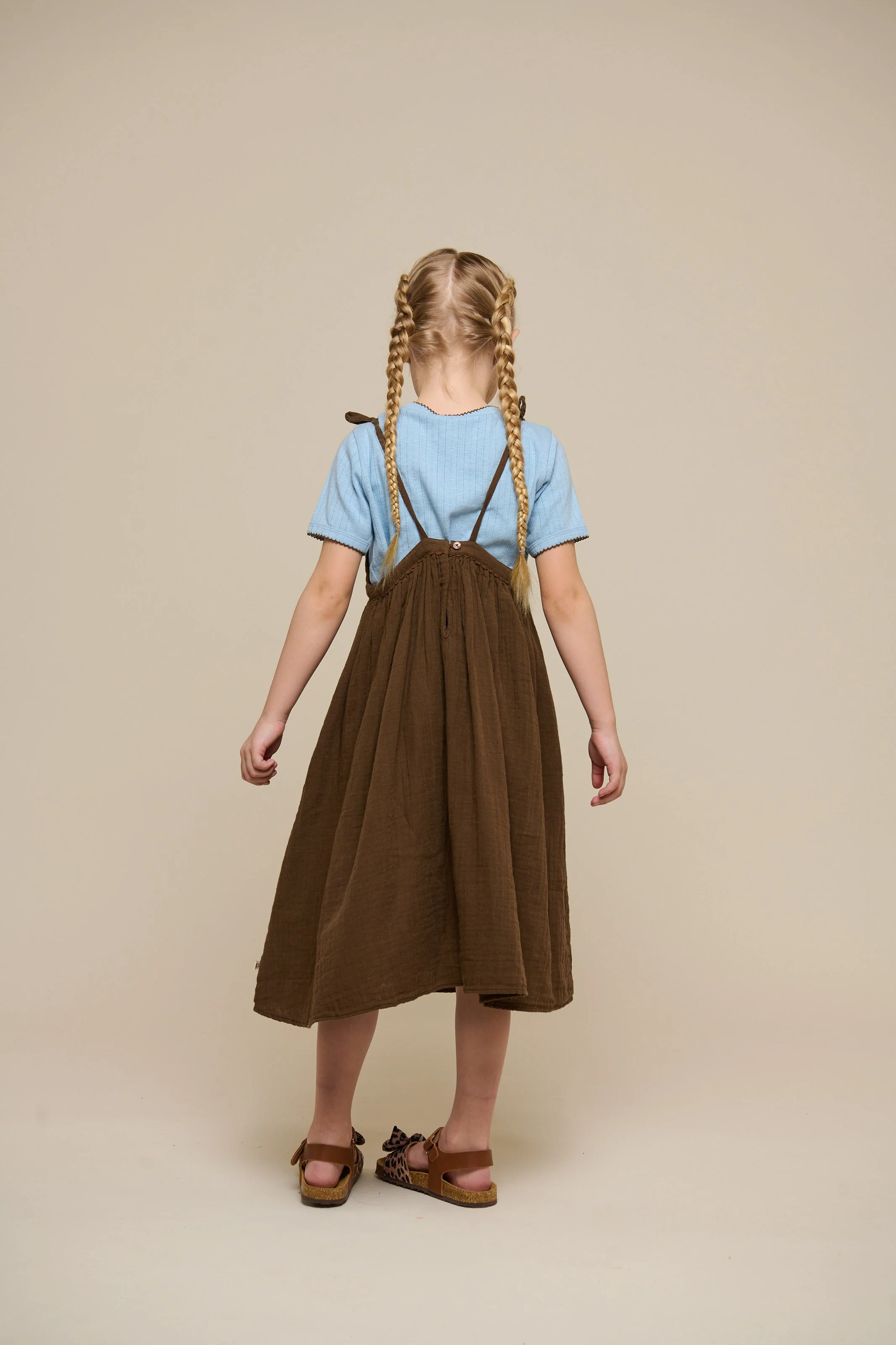 Pointelle T-Shirt mit Kontrast-Picot - Tween - Powder Blue | 101286 Drew - Image 4
