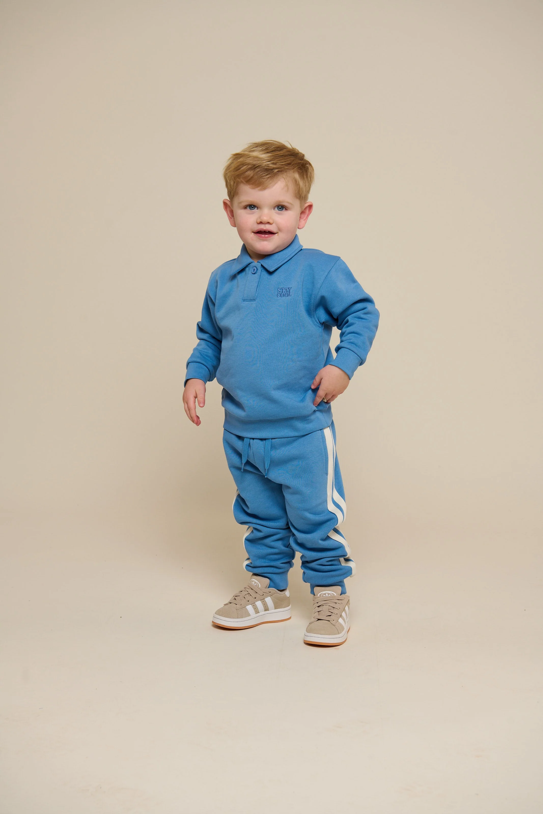 Polo-Sweatshirt - Kids - Dusty Blue | 101253 Carter - Image 2