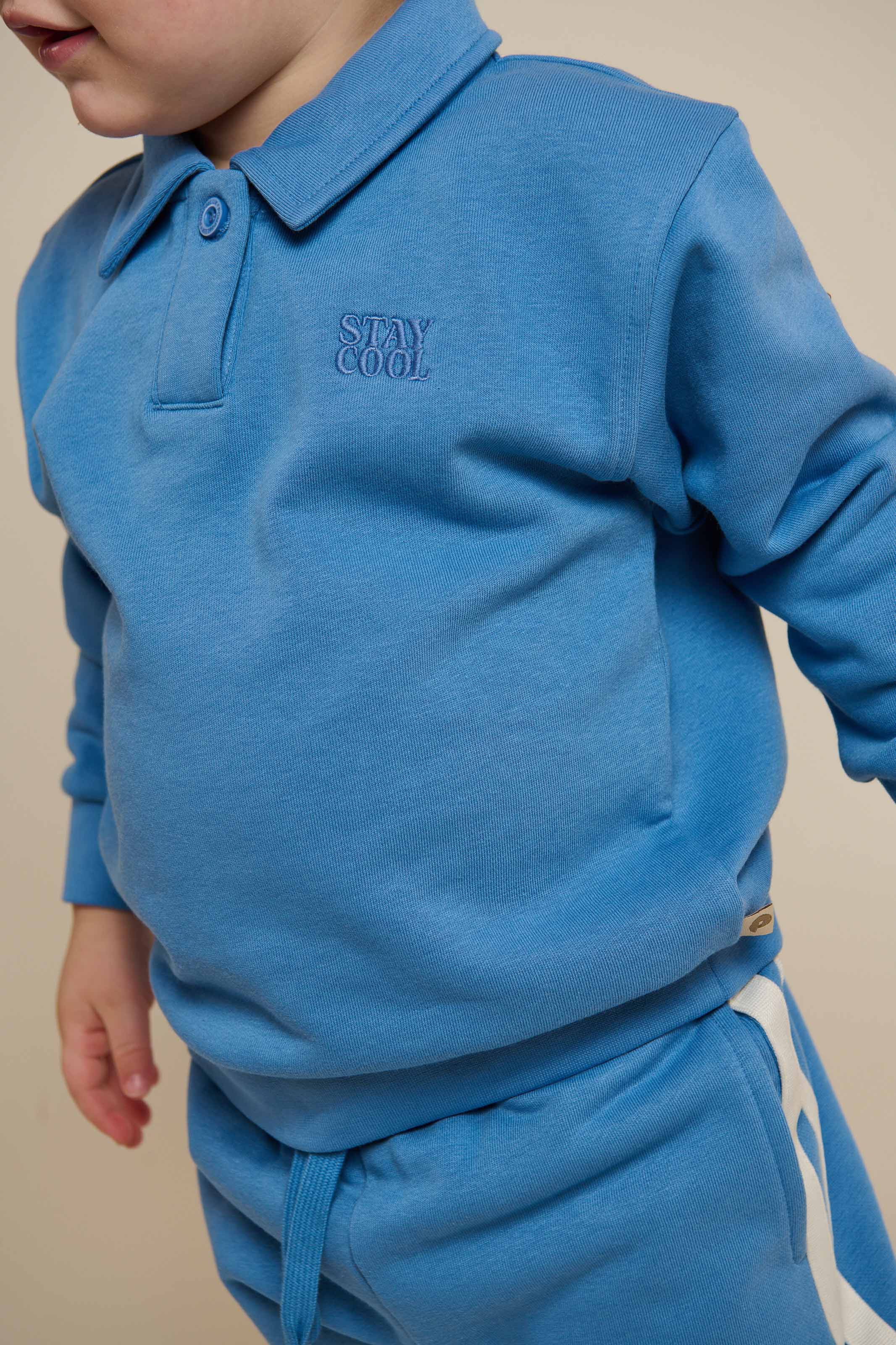 Polo-Sweatshirt - Kids - Dusty Blue | 101253 Carter - Image 4