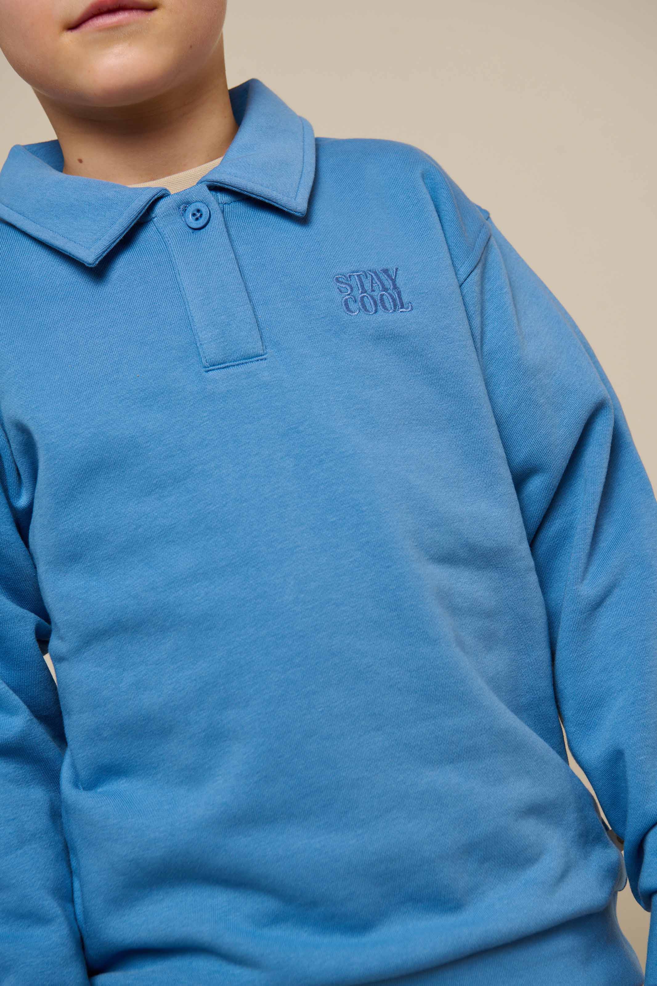 Polo-Sweatshirt - Tween - Dusty Blue | 101254 Carter - Image 4