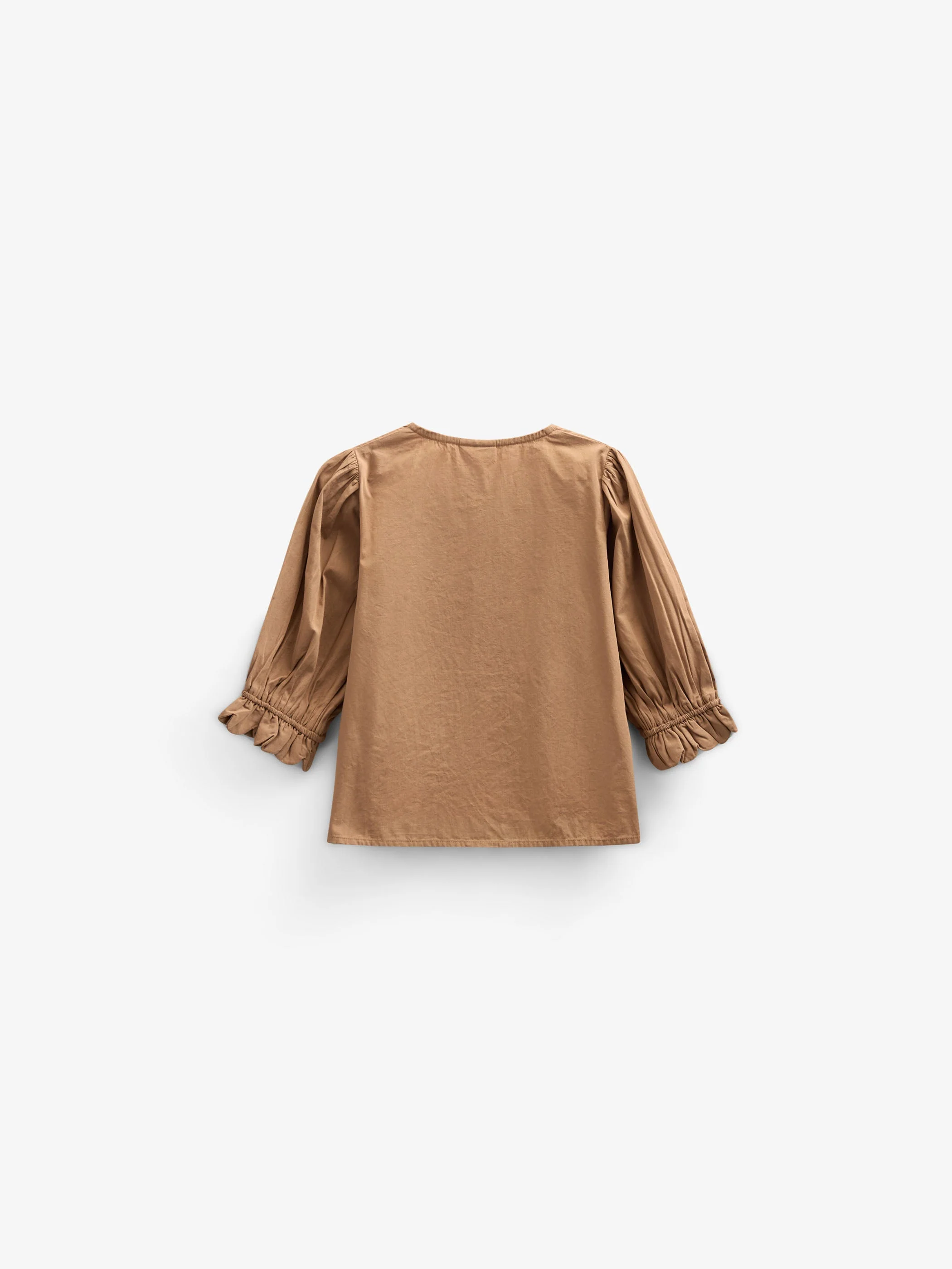Popelinebluse mit Muschelkante - Kids - Coconut | 101046 Joy - Image 3