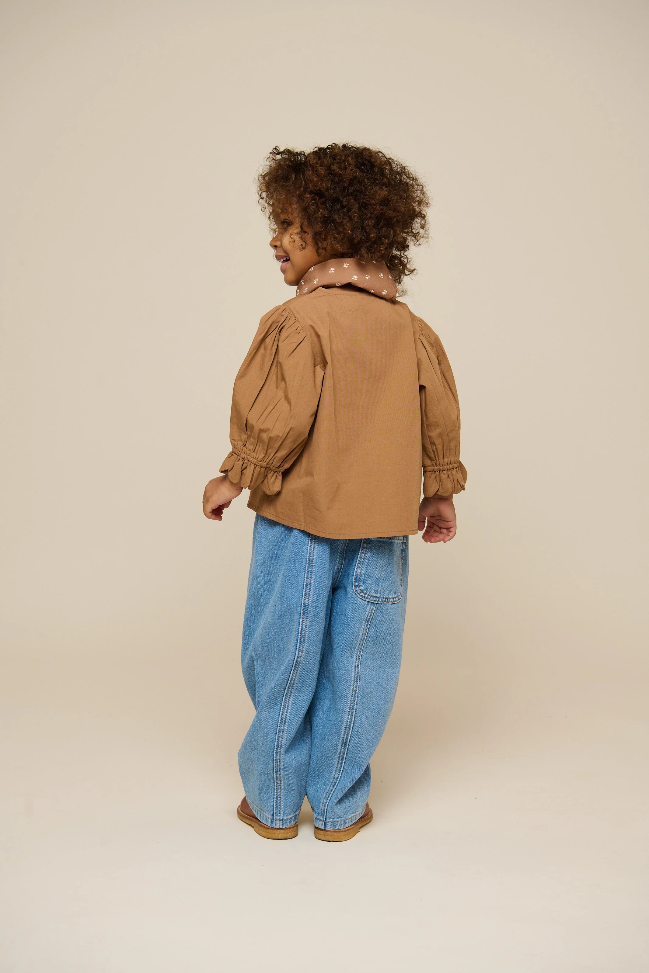 Popelinebluse mit Muschelkante - Kids - Coconut | 101046 Joy - Image 5