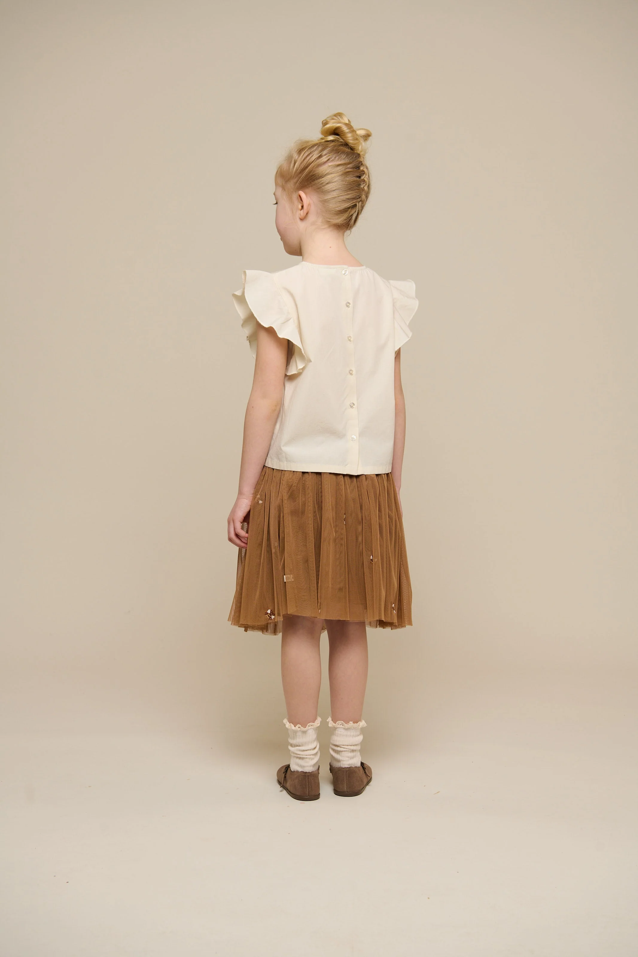 Popelinebluse mit Stickerei - Tween - Offwhite | 101074 Barbara - Image 4