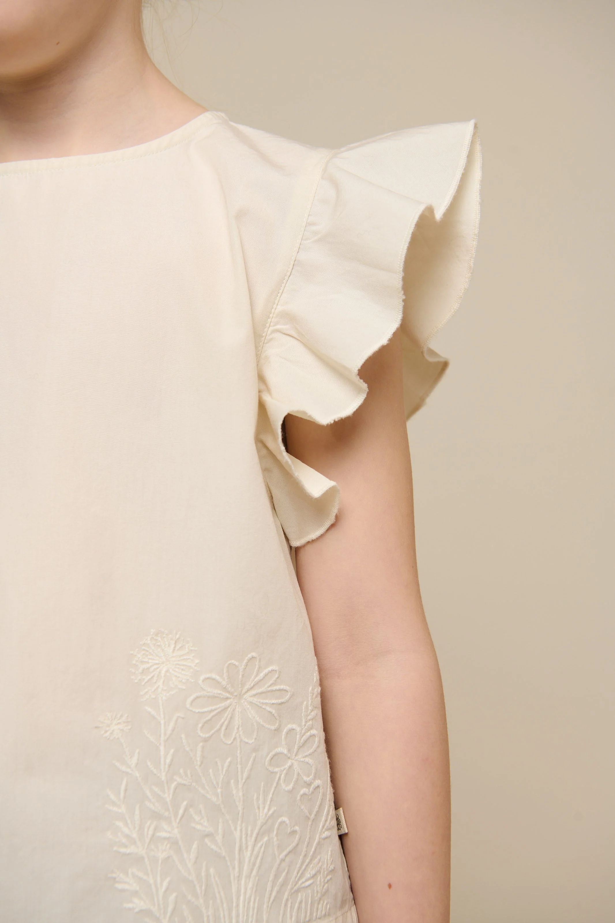 Popelinebluse mit Stickerei - Tween - Offwhite | 101074 Barbara - Image 5