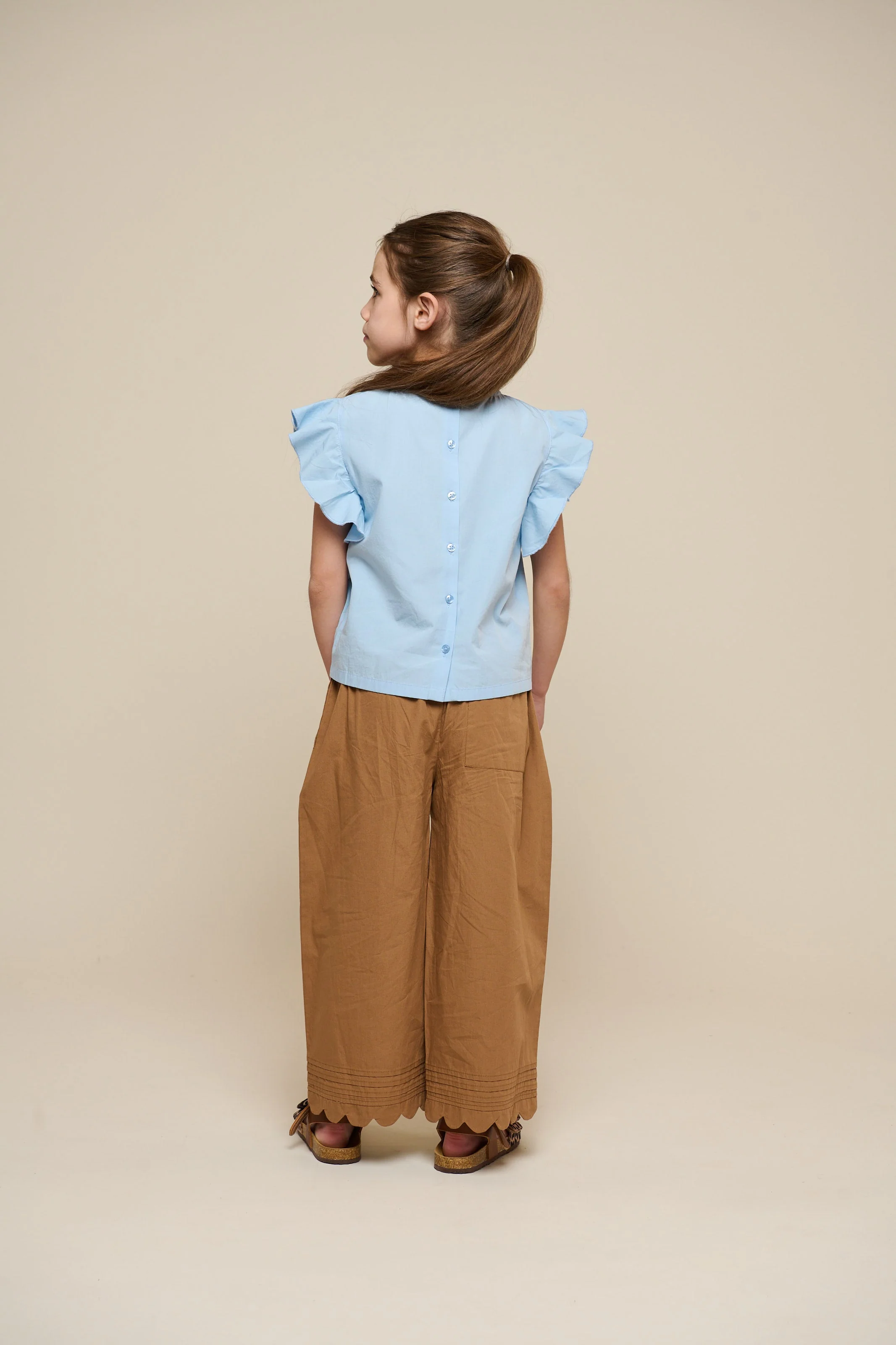 Popelinebluse mit Stickerei - Tween - Powder Blue | 101073 Barbara - Image 4